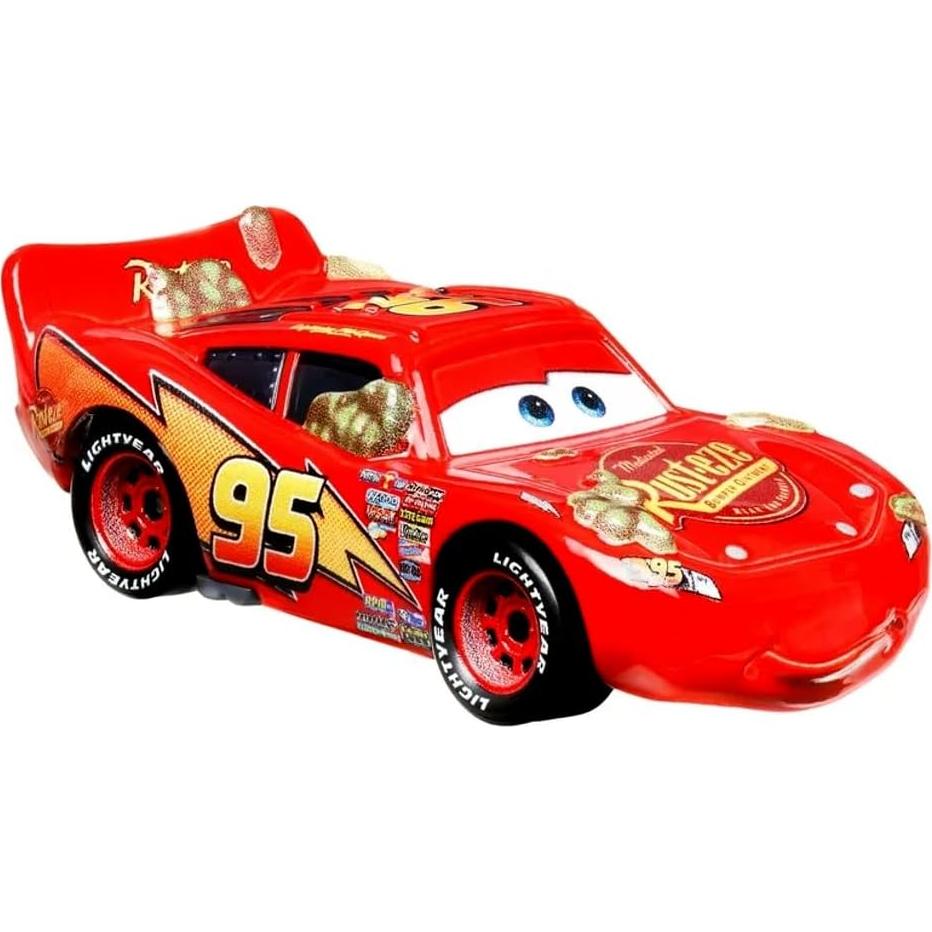 Vehículo de metal Disney Pixar Cars - Lightning McQueen 1:55