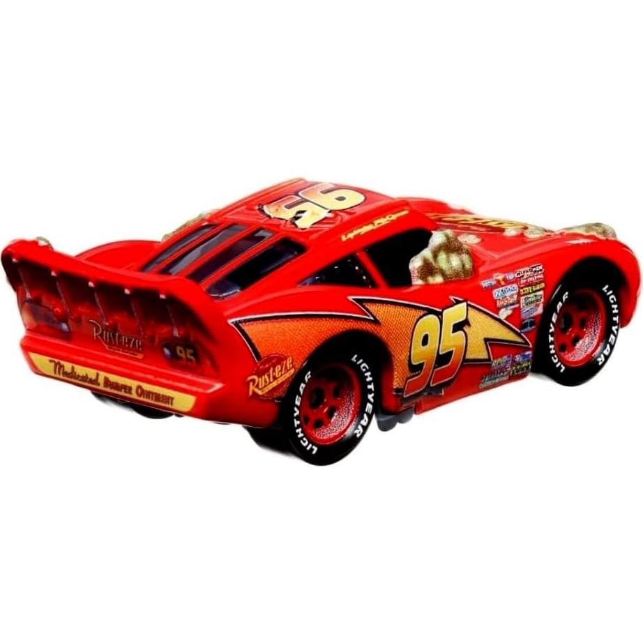 Vehículo de metal Disney Pixar Cars - Lightning McQueen 1:55
