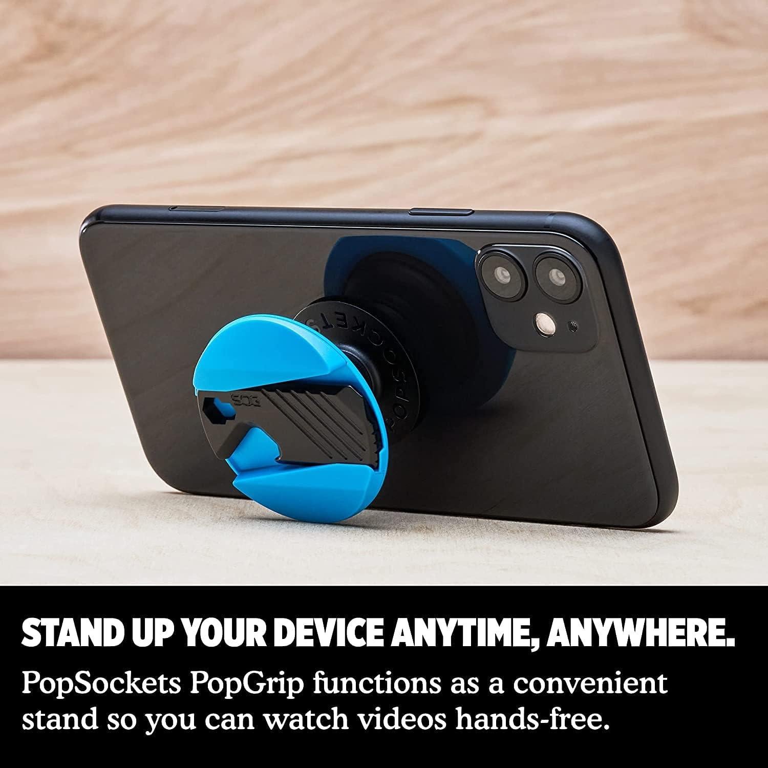 PopSockets SOG PopGrip Multiuso Cian - Soporte y Herramienta