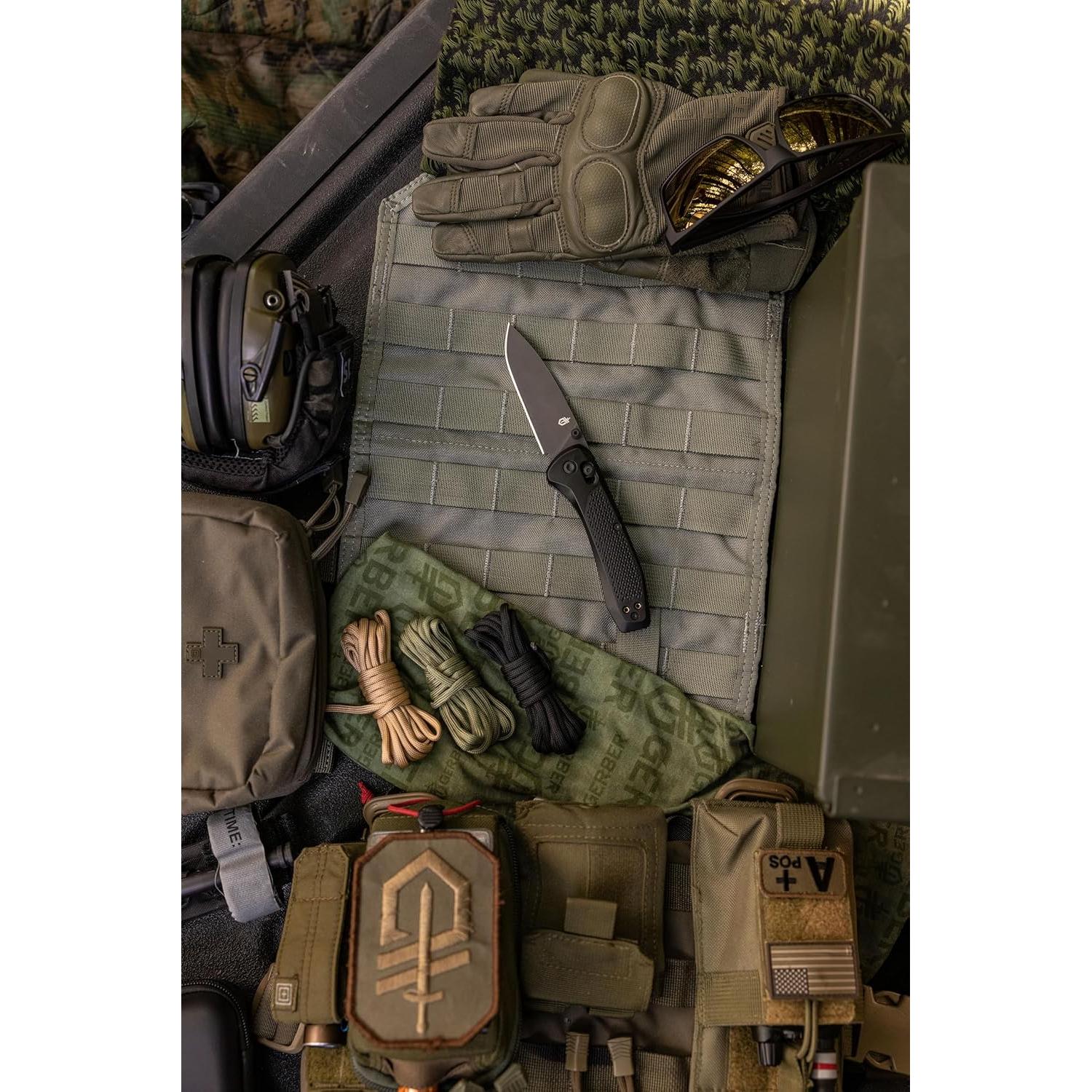 Cuchillo Plegable Gerber Sedulo Negro - Acero S30V 20.6 cm