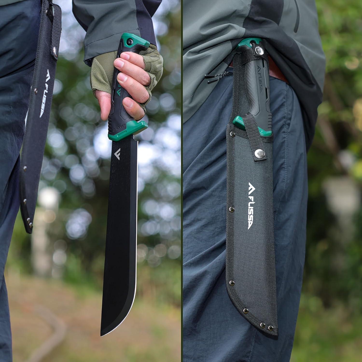 Machete FLISSA 27.94 cm con mango Air Tech y funda ligera