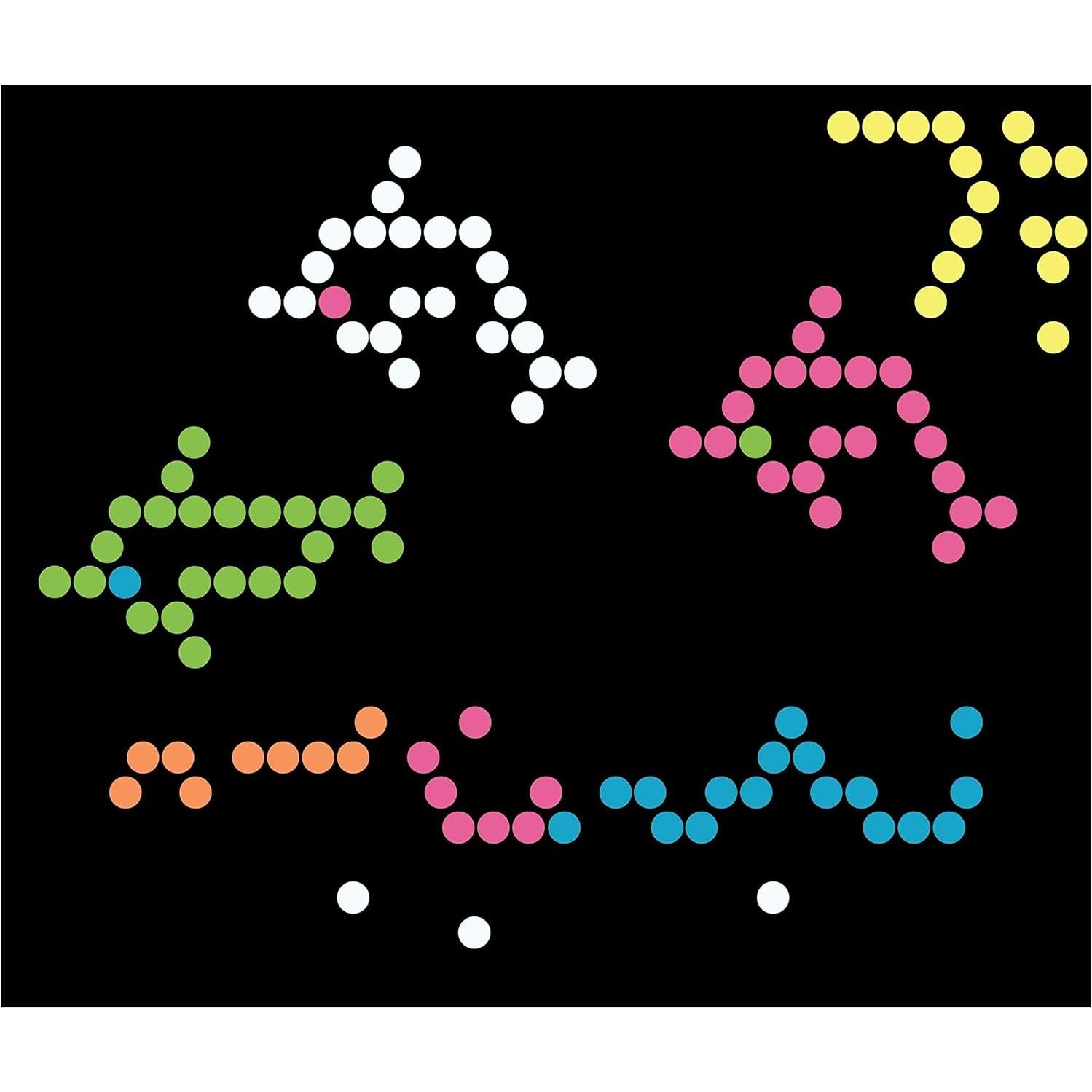 Paquete de Recarga Lite-Brite con 100 Clavijas y 8 Plantillas