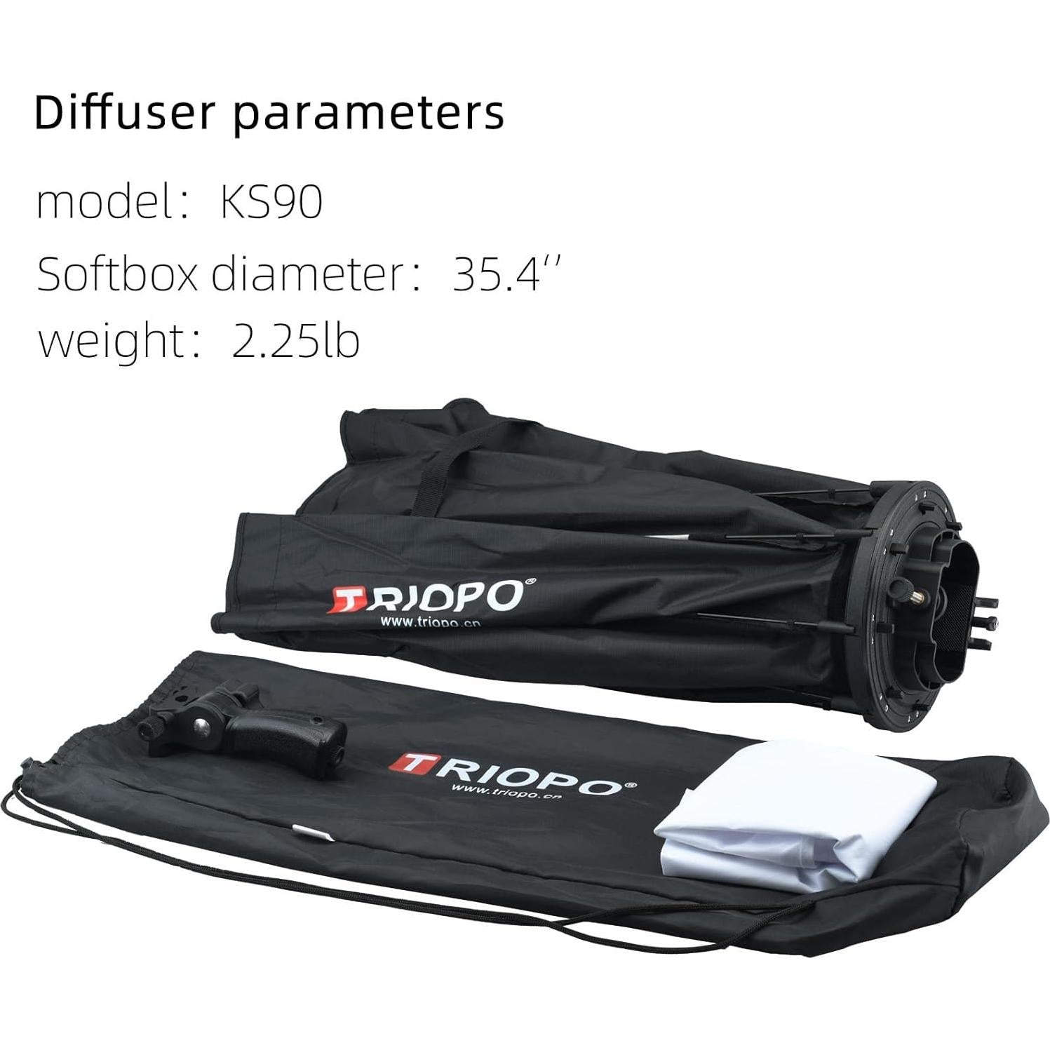 Softbox Octagonal 55cm T&YFOTOP con Soporte Tipo S y Funda