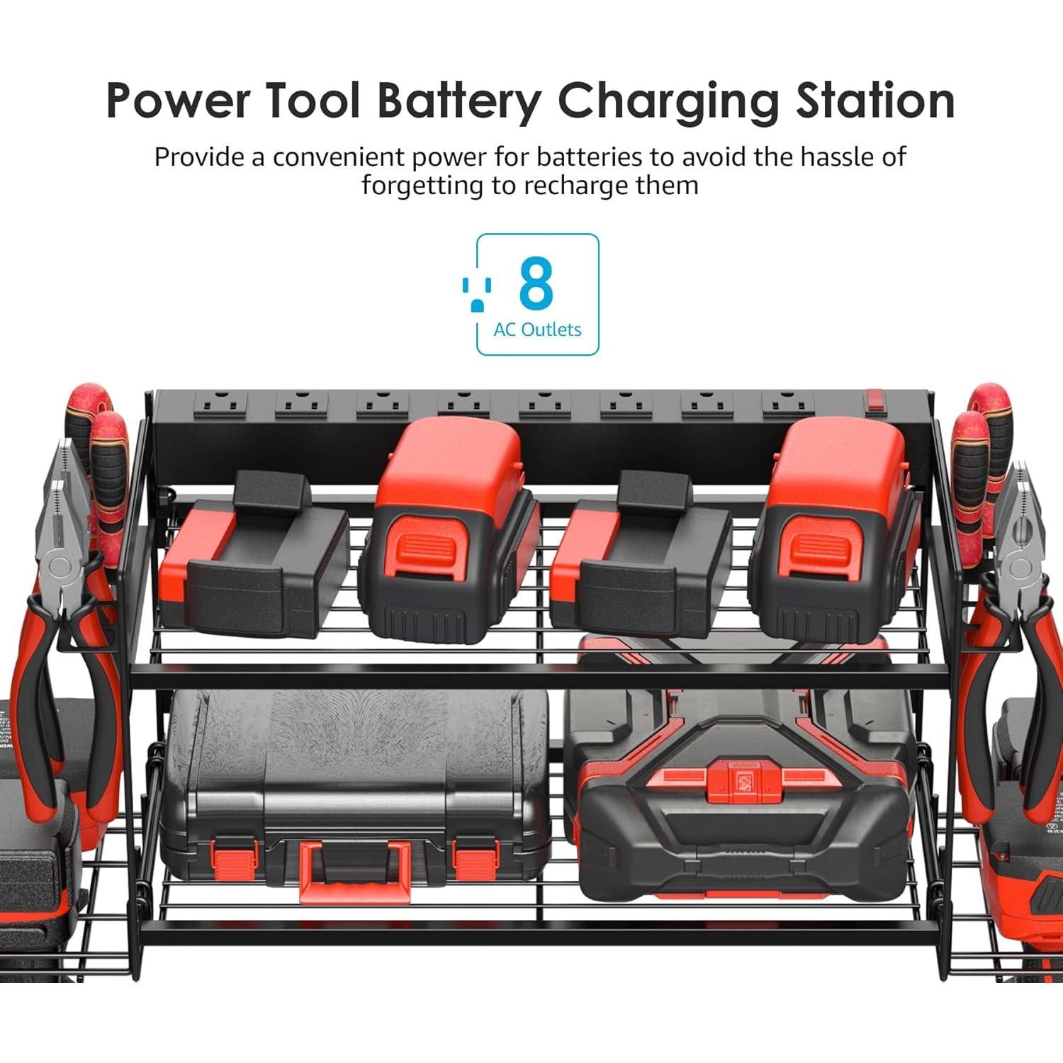 Organizador de Herramientas Eléctricas CCCEI con Estación de Carga