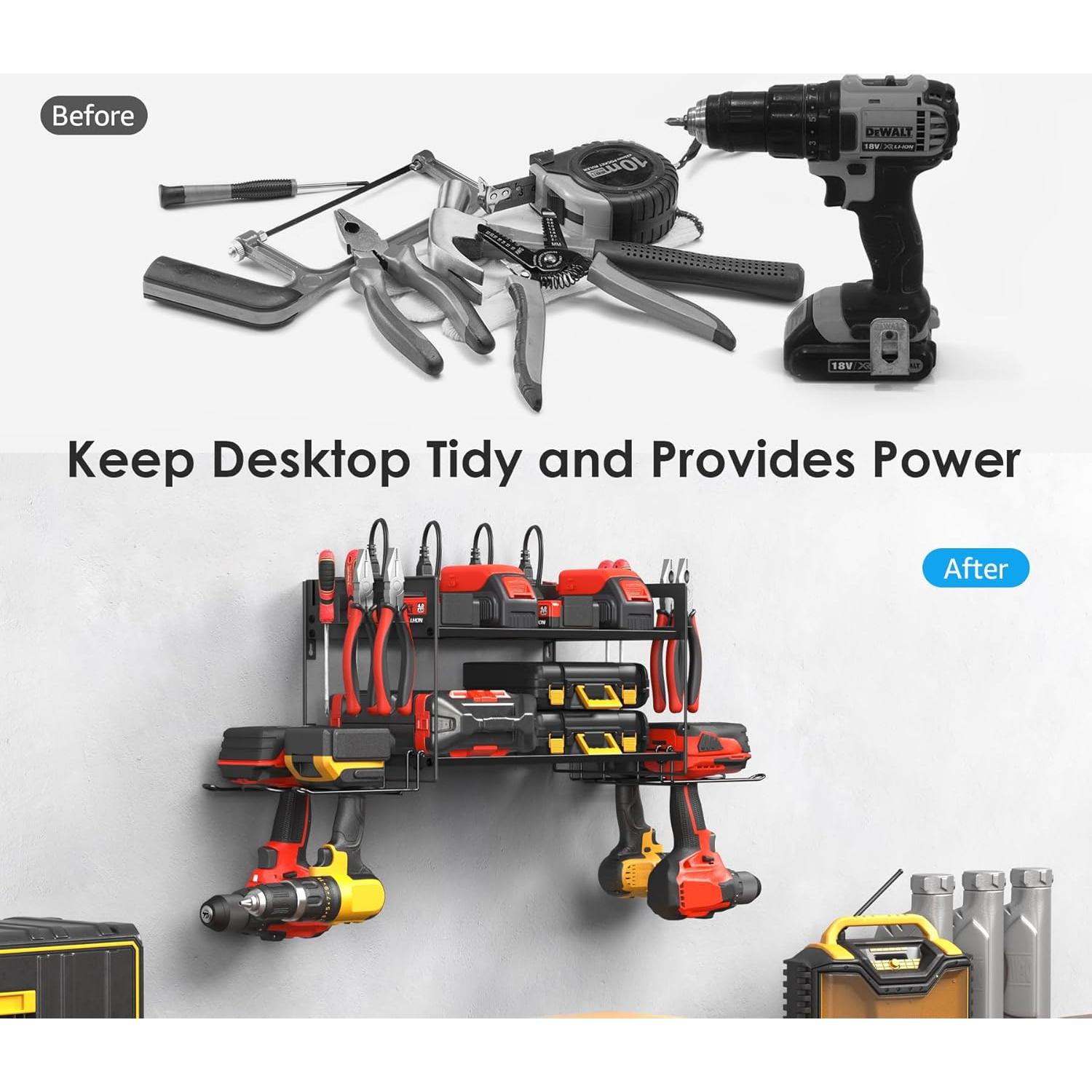 Organizador de Herramientas Eléctricas CCCEI con Estación de Carga