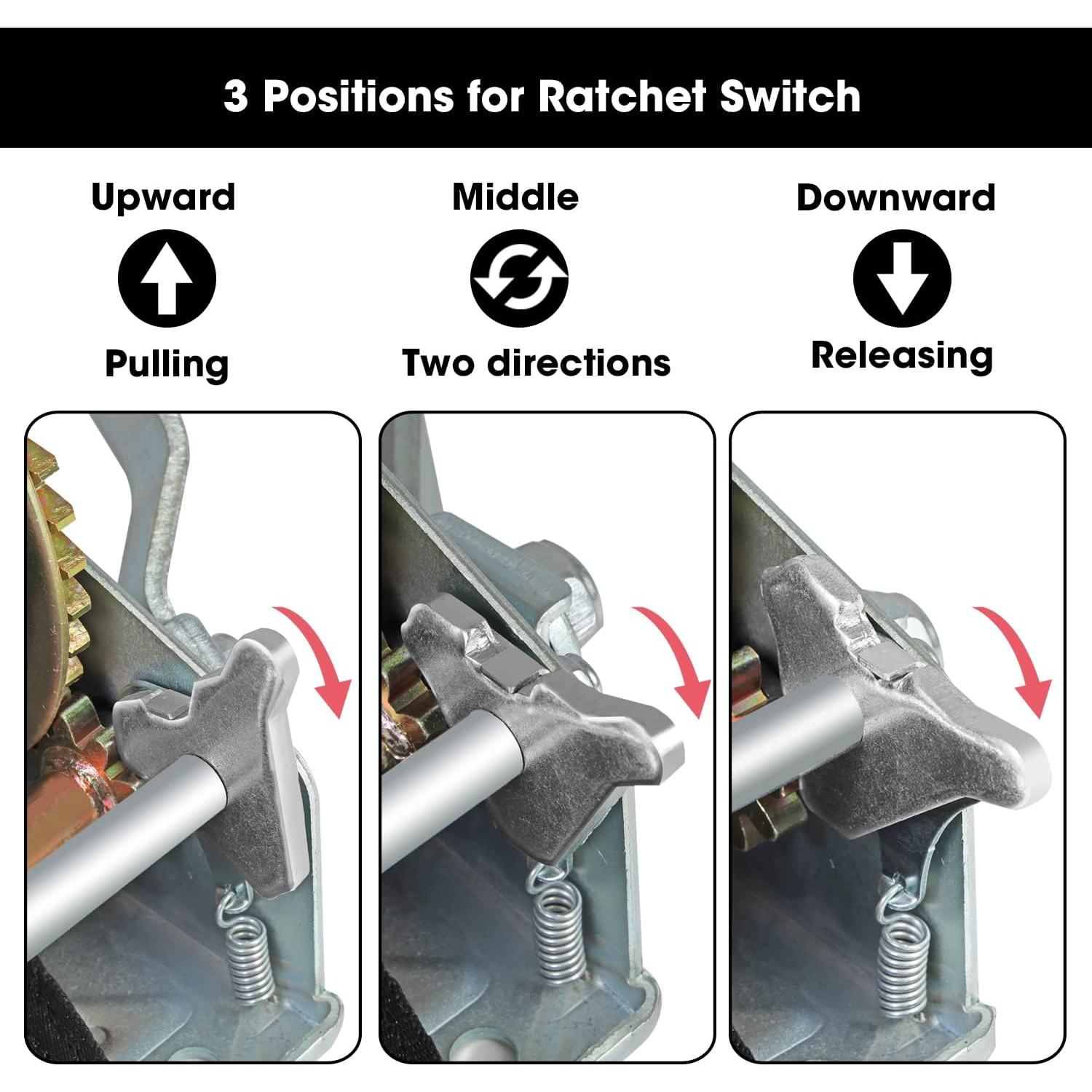 Cabrestante Manual BIG RED ATRT1161SR 1600 lbs Acero Nylon 10 m