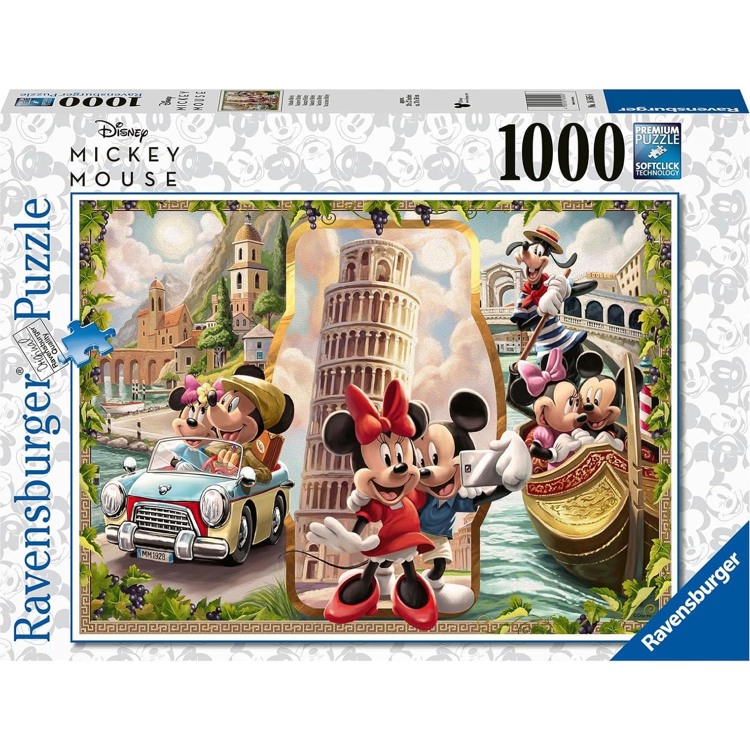 Rompecabezas Ravensburger 1000 Piezas Vacaciones Mickey Minnie