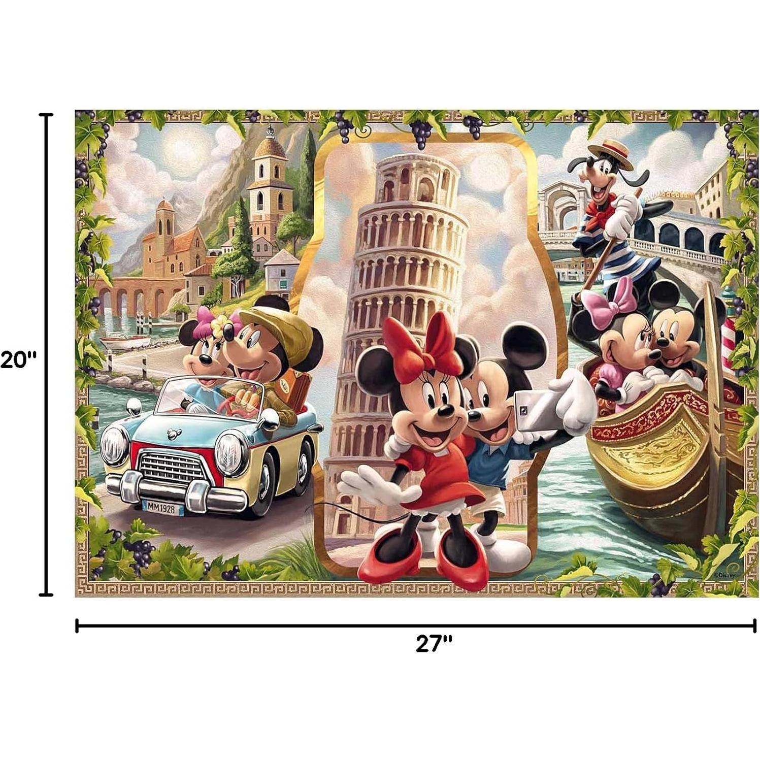 Rompecabezas Ravensburger 1000 Piezas Vacaciones Mickey Minnie