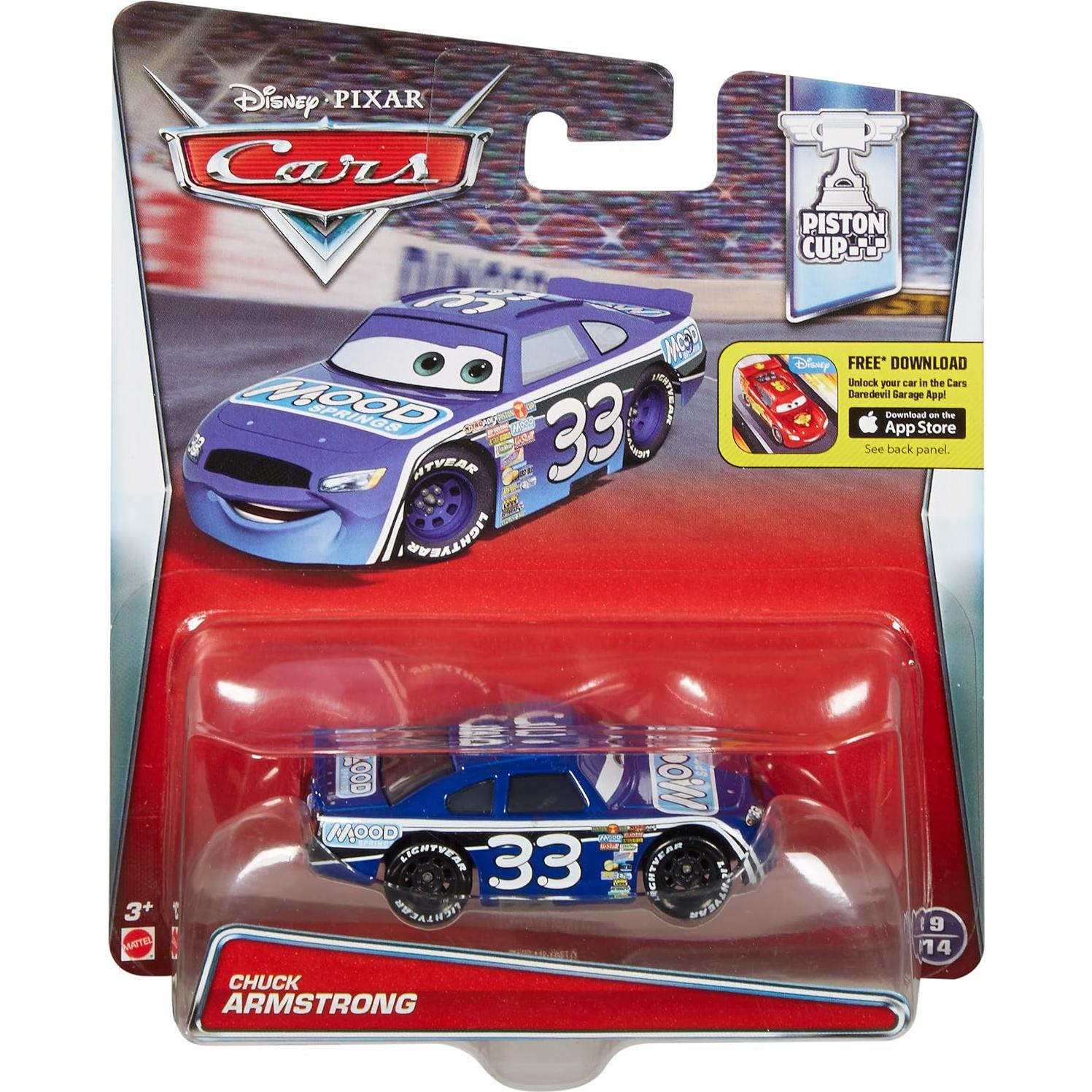 Vehículo Diecast Mood Springs #33 Disney Pixar Cars 1:55