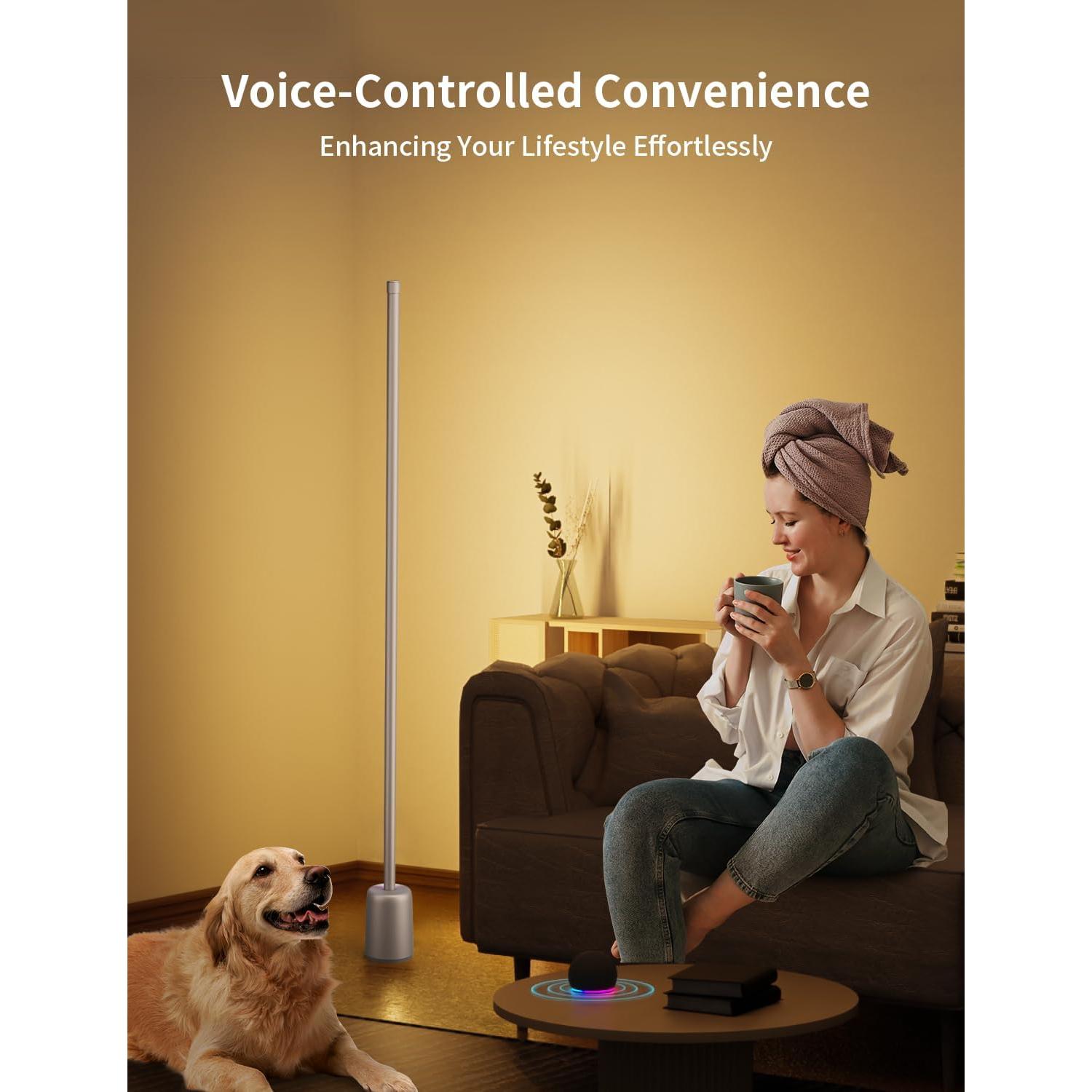 Lámpara de Esquina LED Ailofy 1500lm RGBW Control App Alexa