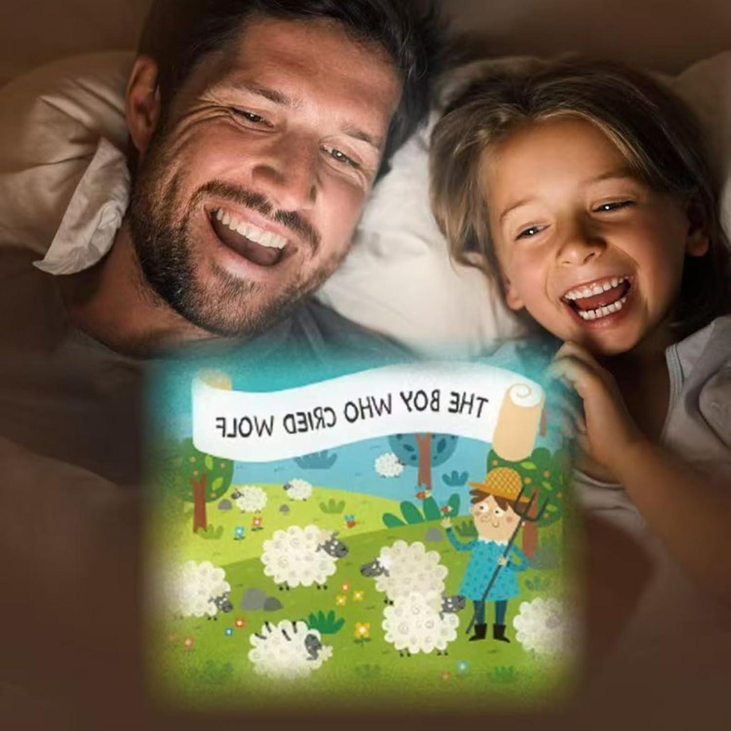 Proyector de Cuentos Matteobenni Amarillo para Niños 3-12 Años