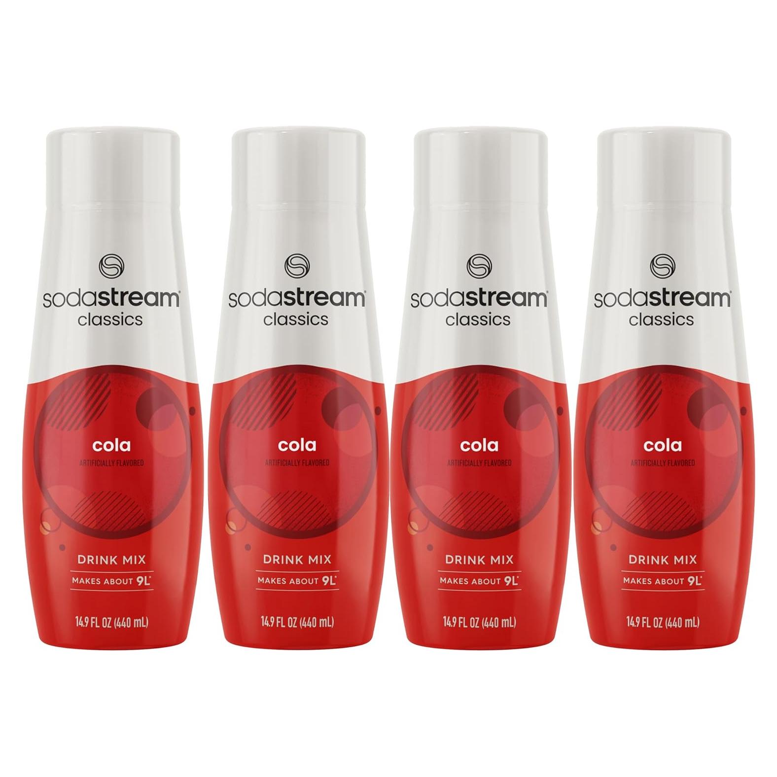 SodaStream Cola Regular 4x439ml - Sabor Clásico para Soda