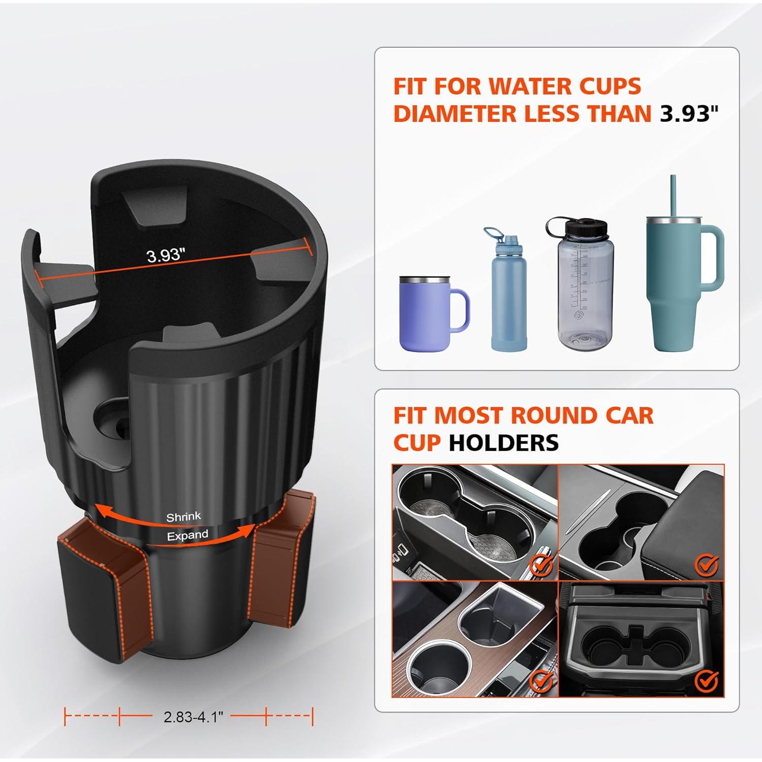 Soporte para Teléfono 2 en 1 EDKCXB para Portavasos de Coche