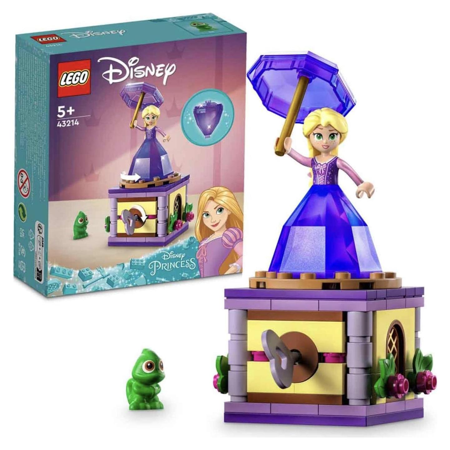 LEGO Disney Rapunzel Giratoria 43214 - 89 Piezas, 5+ Años