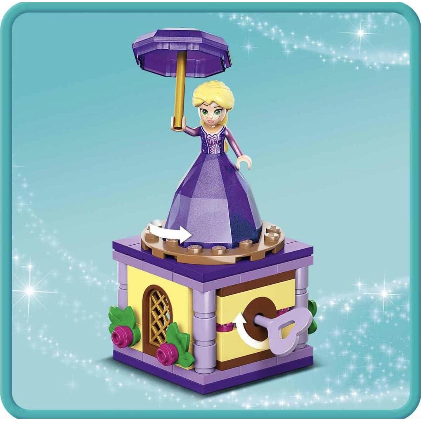 LEGO Disney Rapunzel Giratoria 43214 - 89 Piezas, 5+ Años