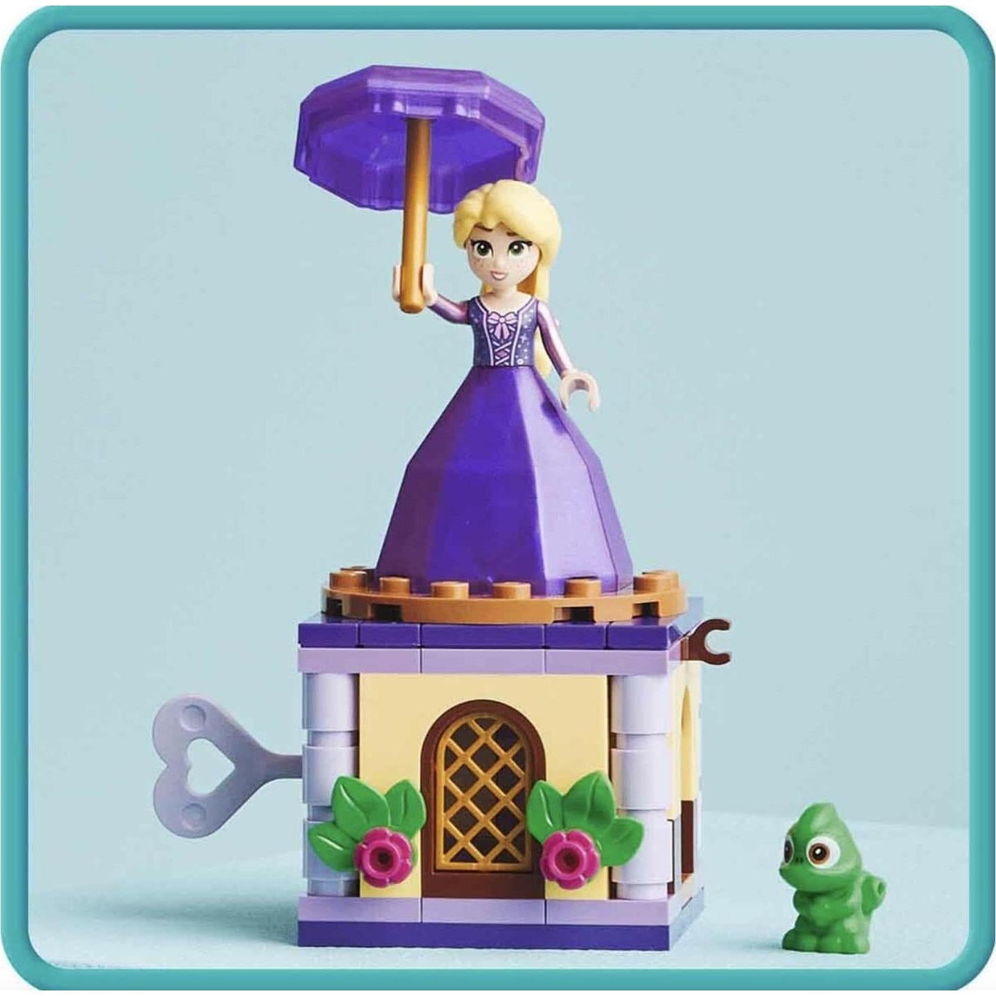 LEGO Disney Rapunzel Giratoria 43214 - 89 Piezas, 5+ Años