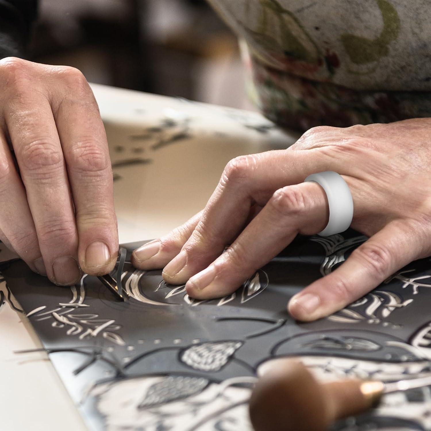 Paquete de 10 fundas de silicona NewJourney para Oura Ring Gen 4/3