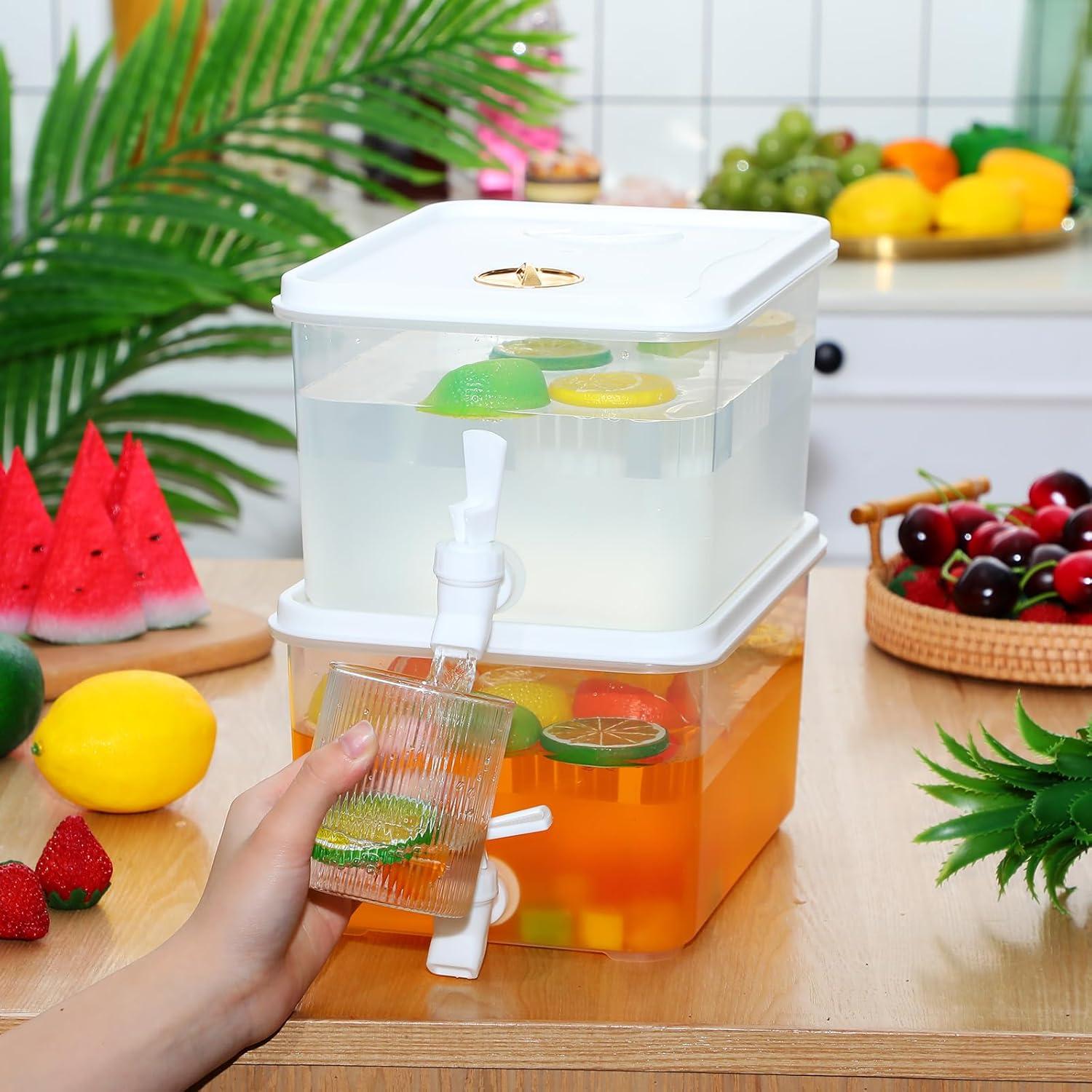 Dispensador de Bebidas Domensi 5.68L 2 Pack con Grifo y Filtro