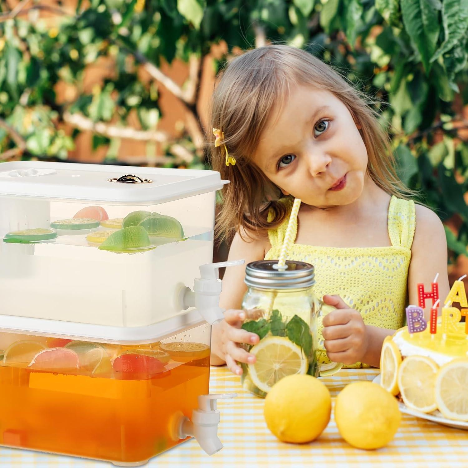 Dispensador de Bebidas Domensi 5.68L 2 Pack con Grifo y Filtro