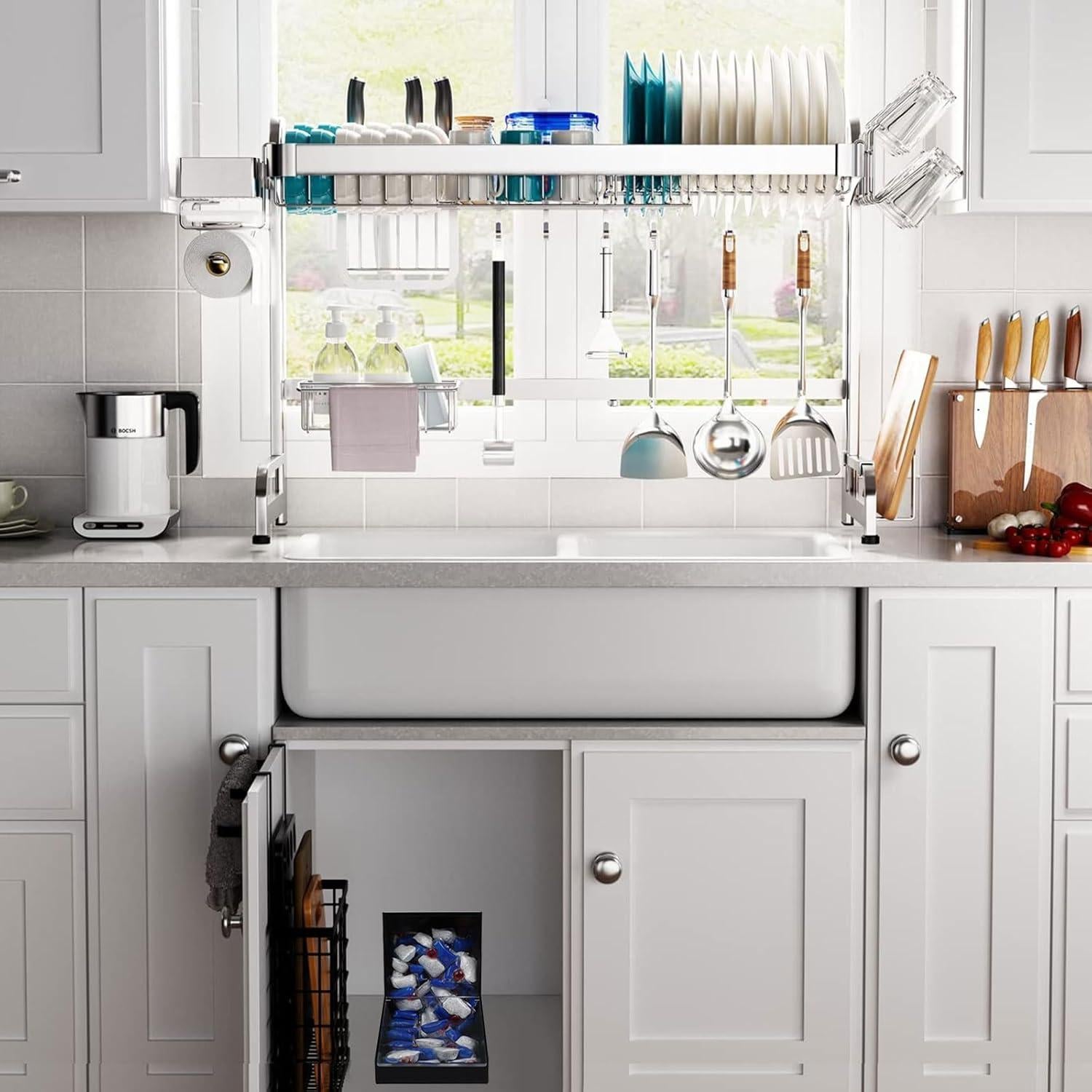 Contenedor acrílico para cápsulas de lavavajillas Shonmogar