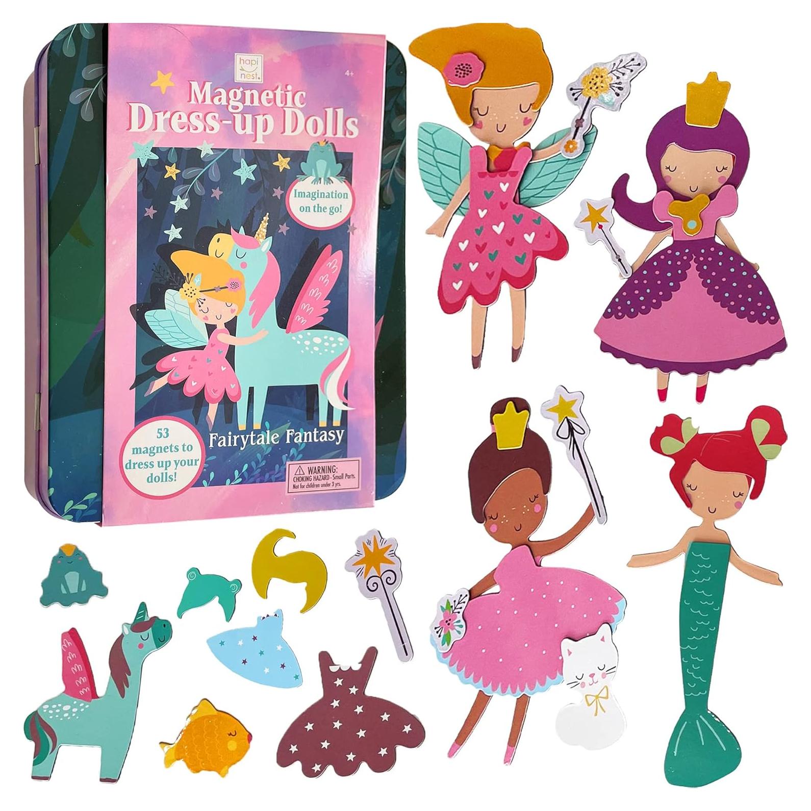 Muñecas Magnéticas Hapinest Fantasía Cuento de Hadas 4-7 Años