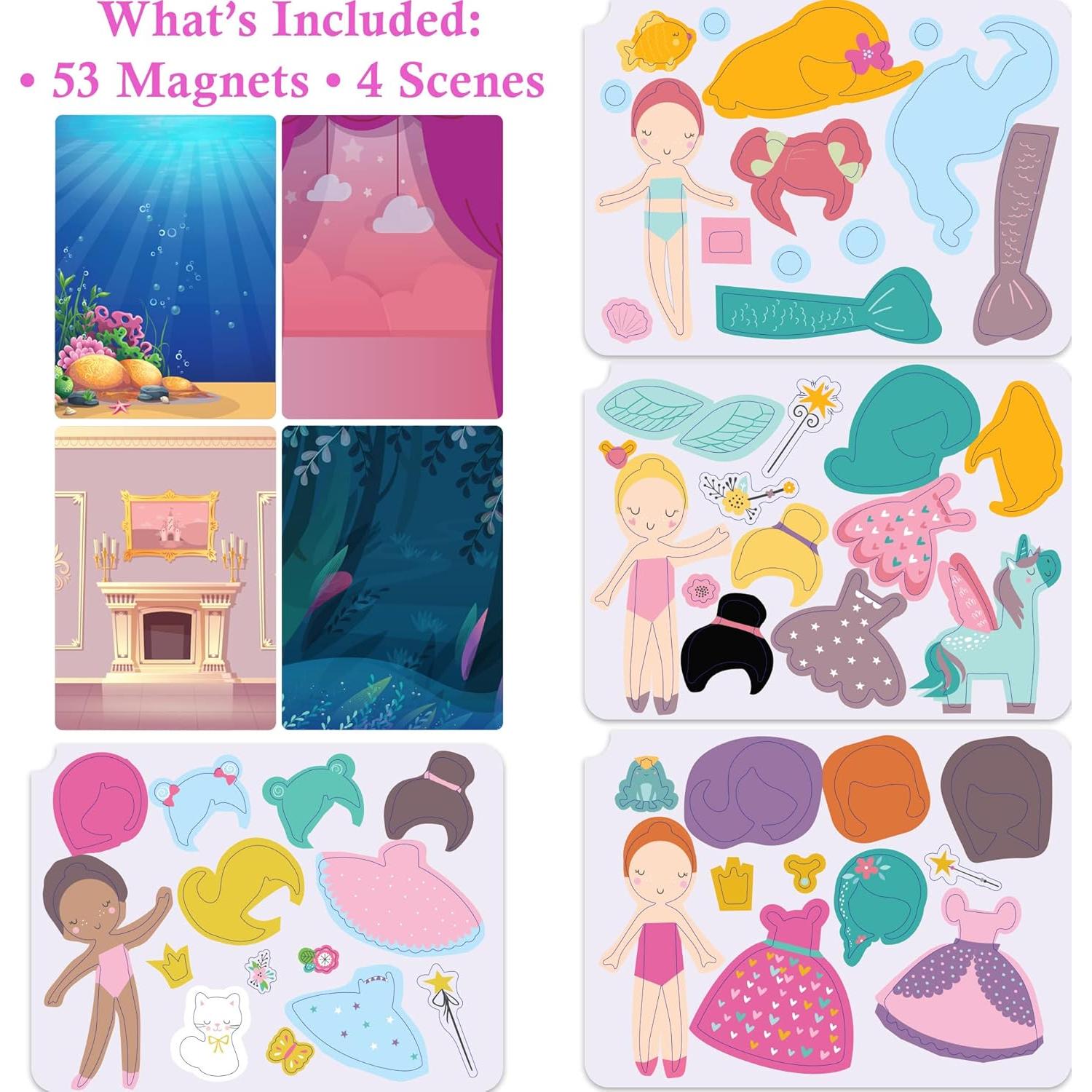 Muñecas Magnéticas Hapinest Fantasía Cuento de Hadas 4-7 Años