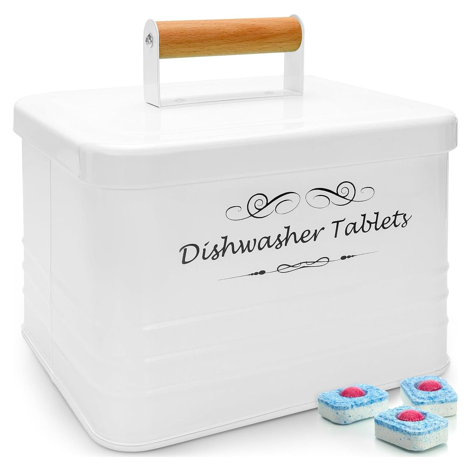 Contenedor de Cápsulas para Lavavajillas ELITAPRO Blanco 19x16cm