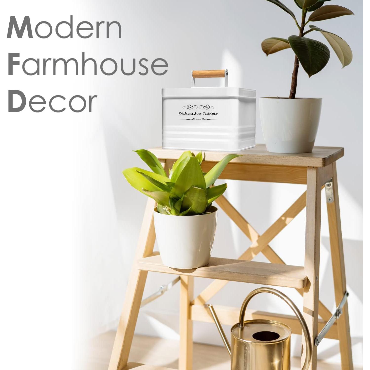 Contenedor de Cápsulas para Lavavajillas ELITAPRO Blanco 19x16cm