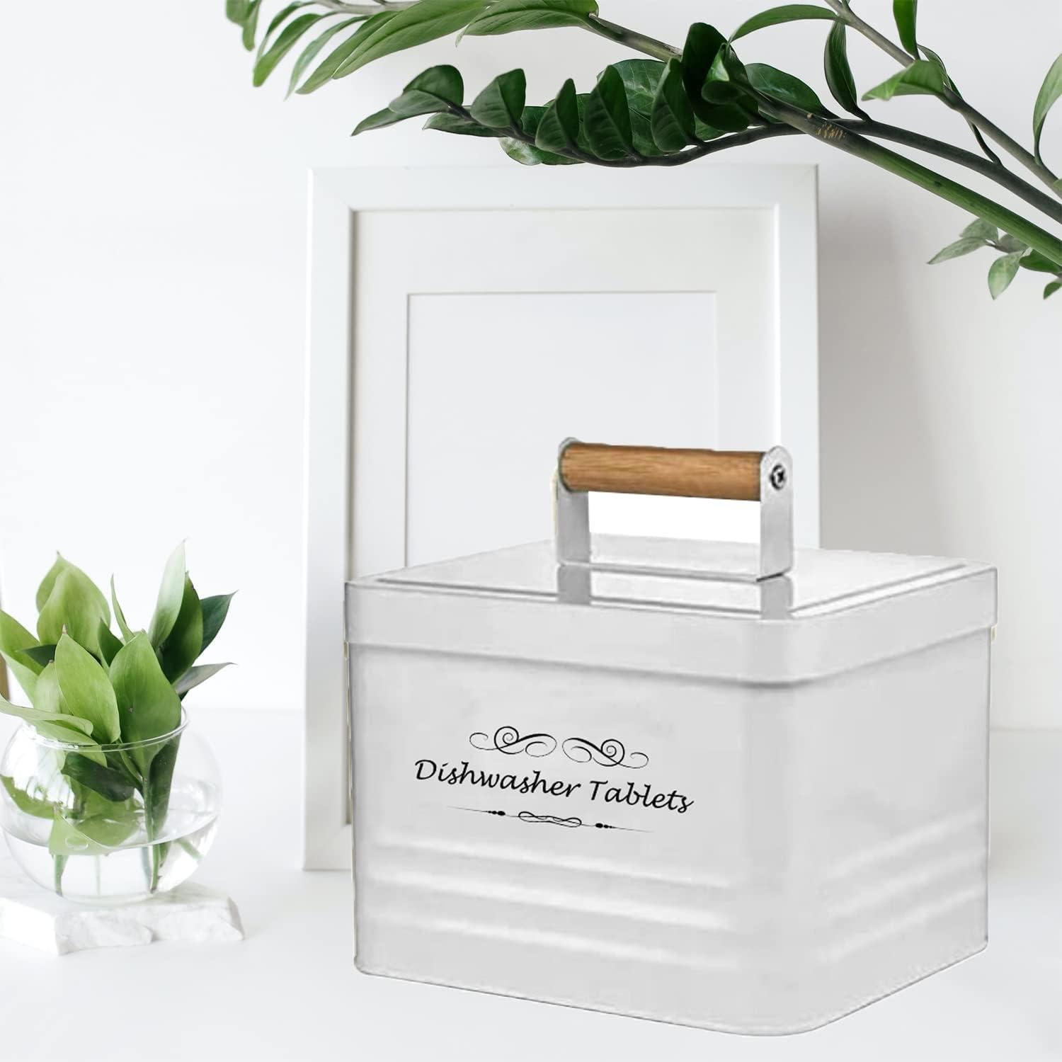 Contenedor de Cápsulas para Lavavajillas ELITAPRO Blanco 19x16cm