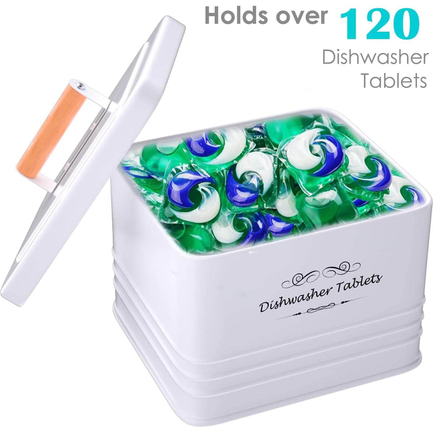 Contenedor de Cápsulas para Lavavajillas ELITAPRO Blanco 19x16cm