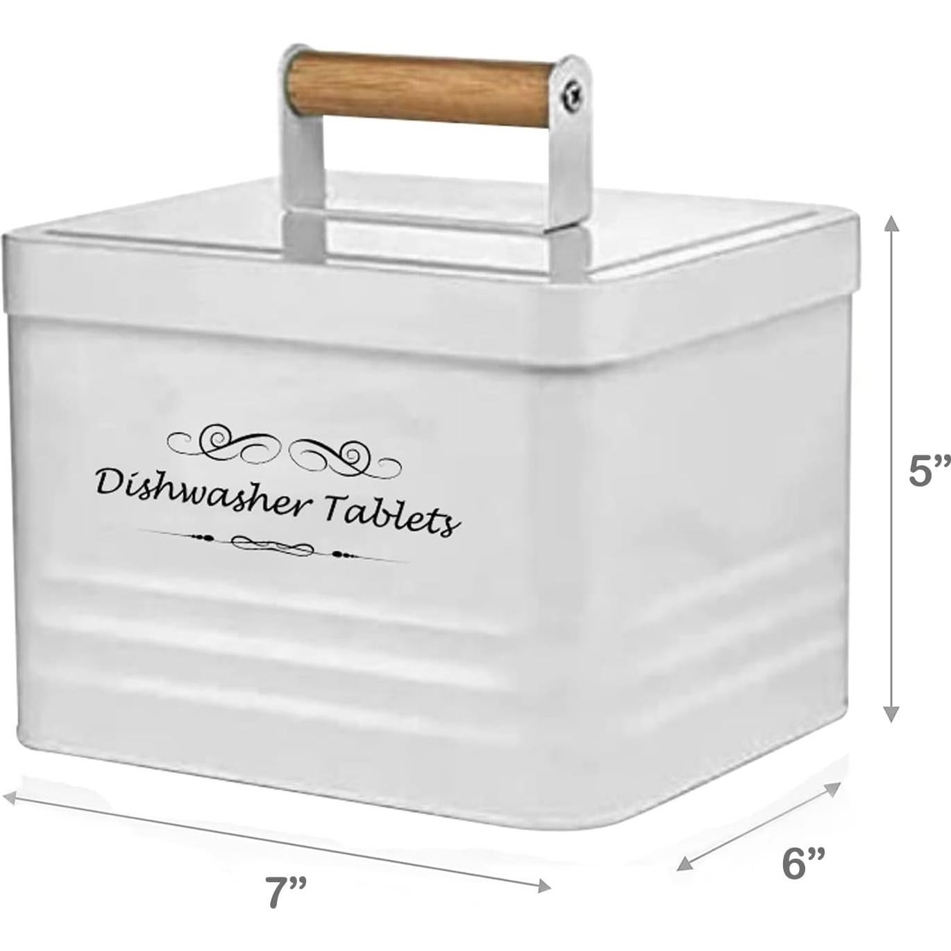 Contenedor de Cápsulas para Lavavajillas ELITAPRO Blanco 19x16cm