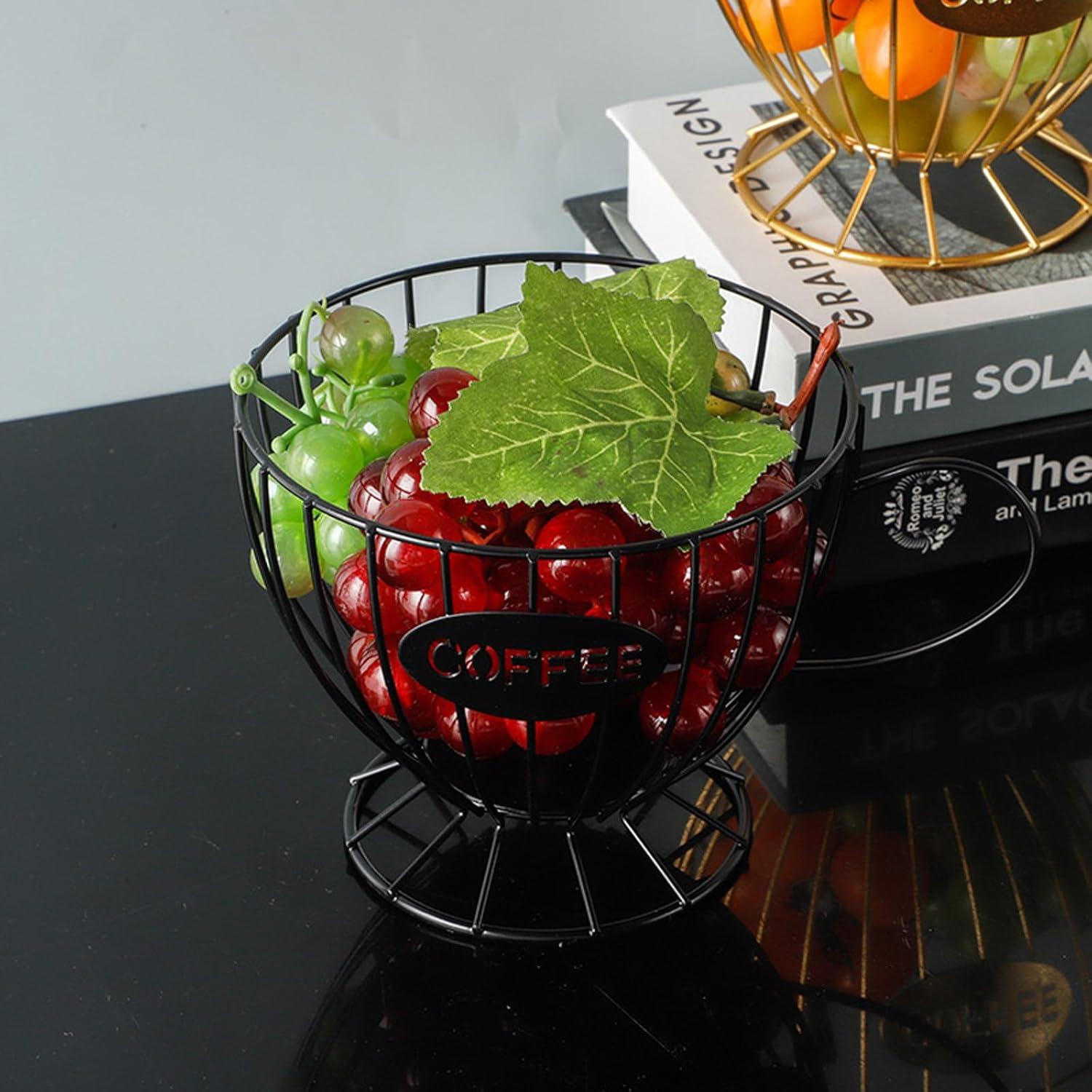 Soporte para cápsulas de café Agirlvct Negro 19x19x14 cm