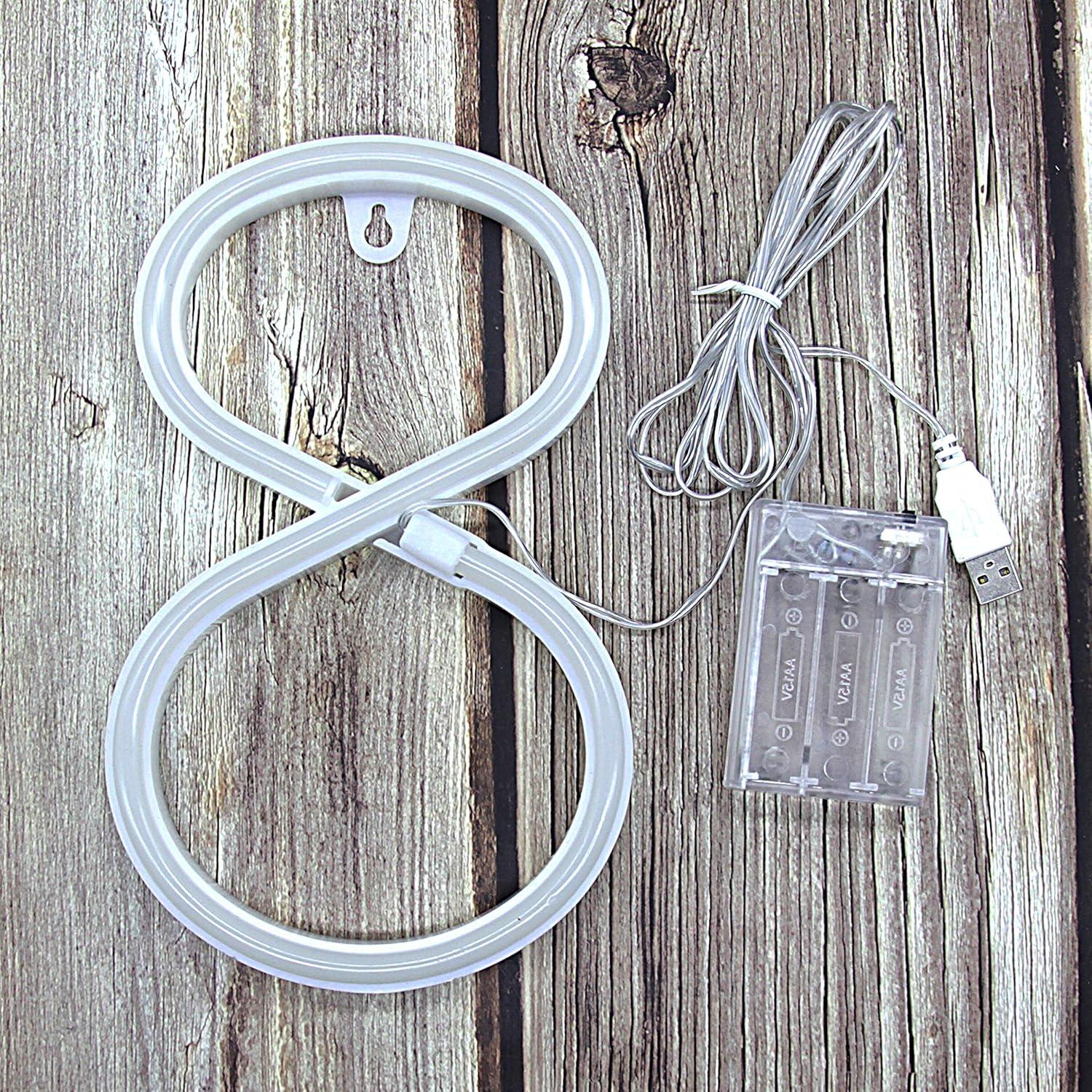 Letrero de Neón LED Azul SplendShop Alfabeto A-Z y 0-9