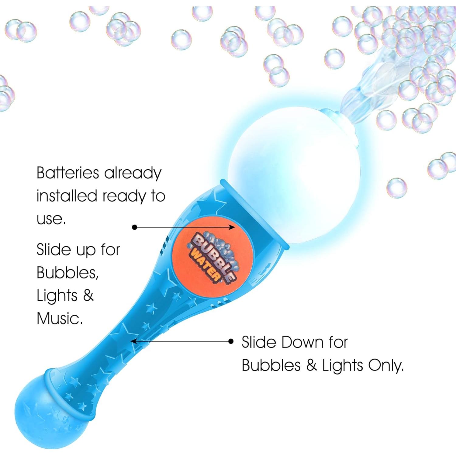 Varita de Burbujas ArtCreativity LED y Música - Azul