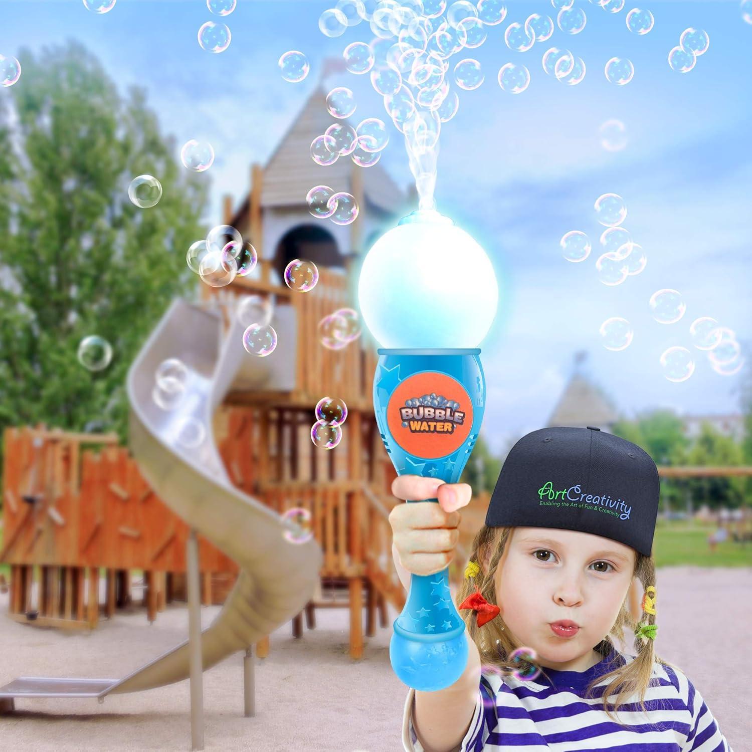 Varita de Burbujas ArtCreativity LED y Música - Azul