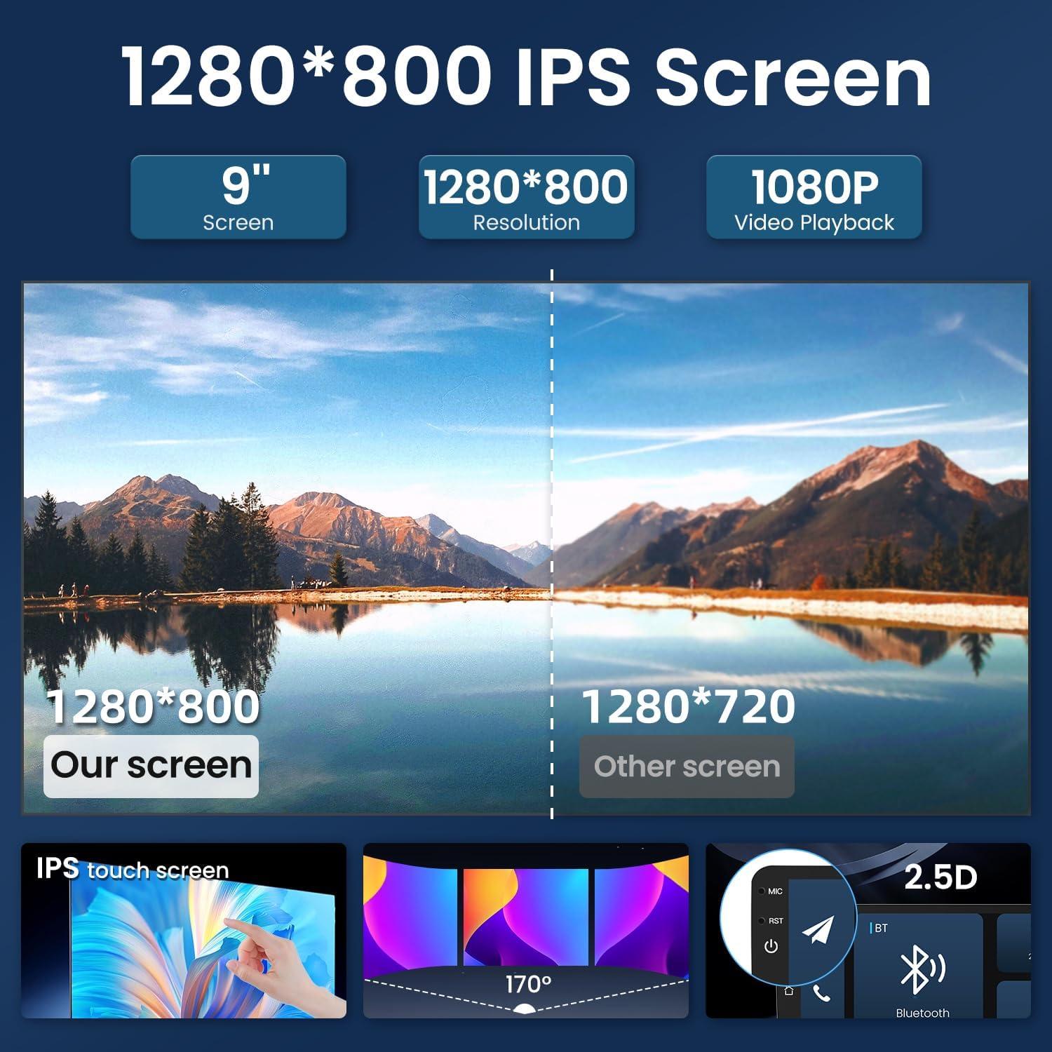 Estéreo Android 12 4-Core 64GB para Honda Accord 2003-2007