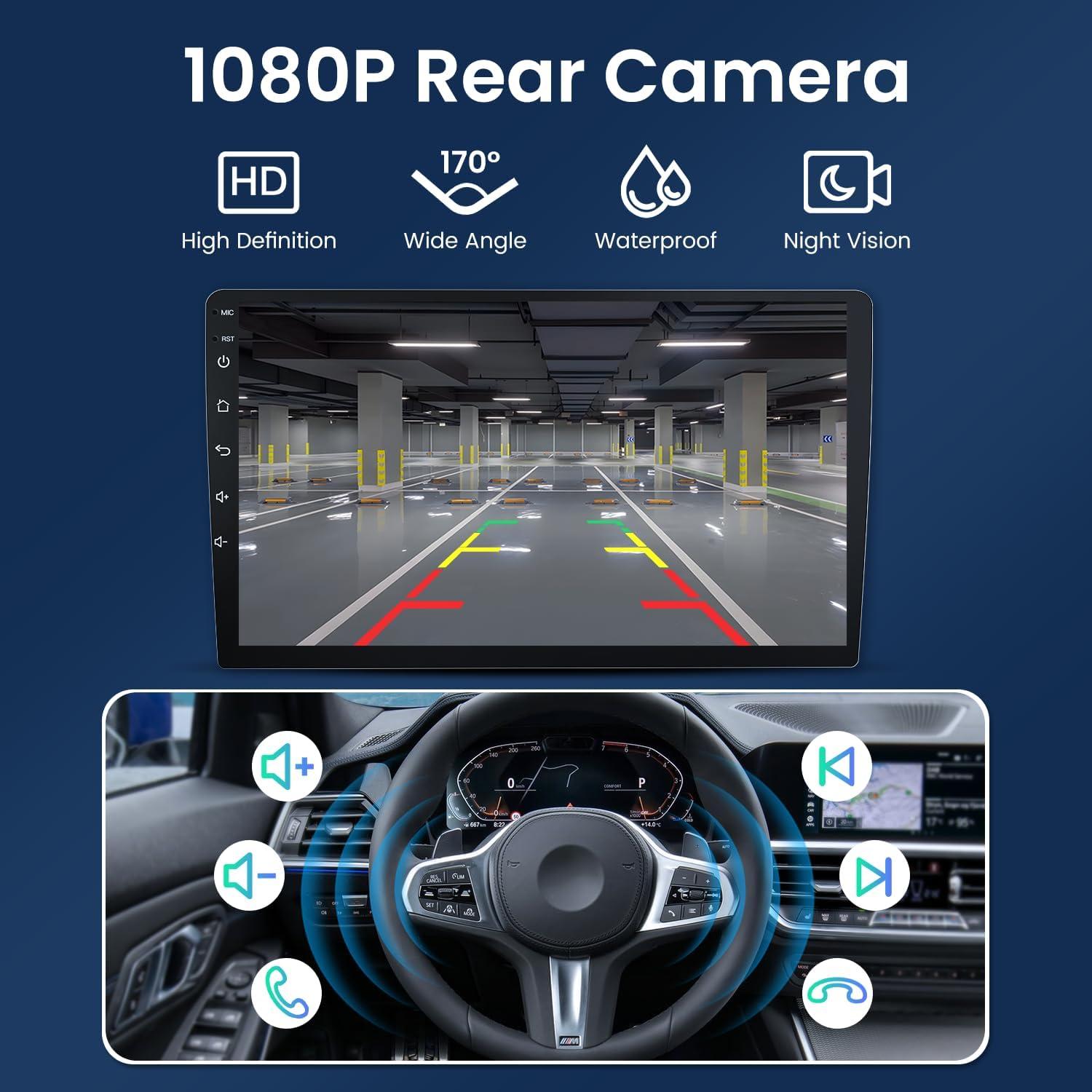 Estéreo Android 12 4-Core 64GB para Honda Accord 2003-2007