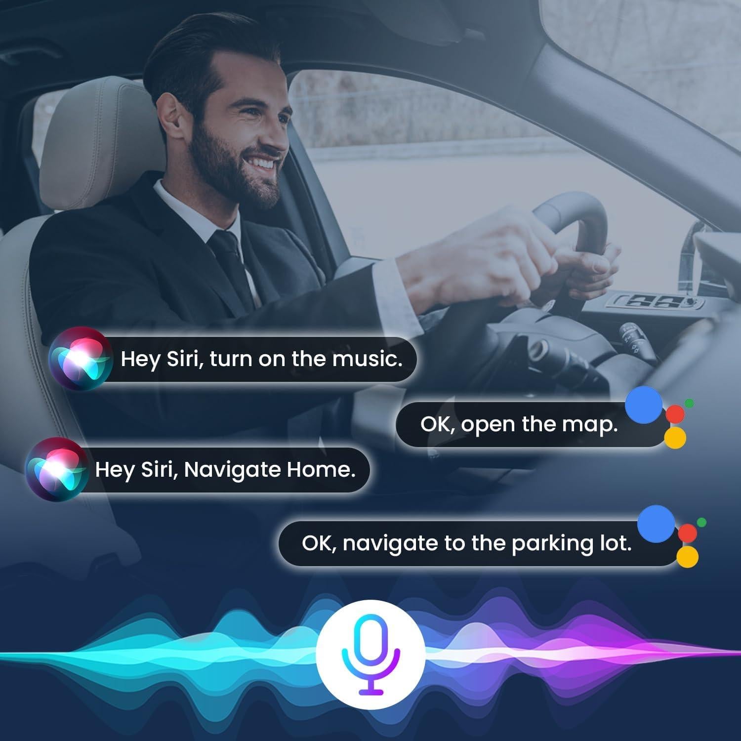 Estéreo Android 12 4-Core 64GB para Honda Accord 2003-2007
