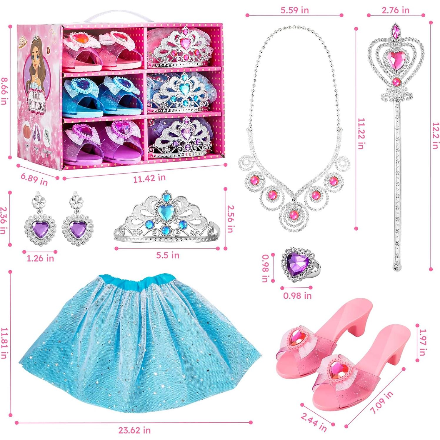 Conjunto de Disfraces de Princesa ShyLizard para Niñas 3-6 Años