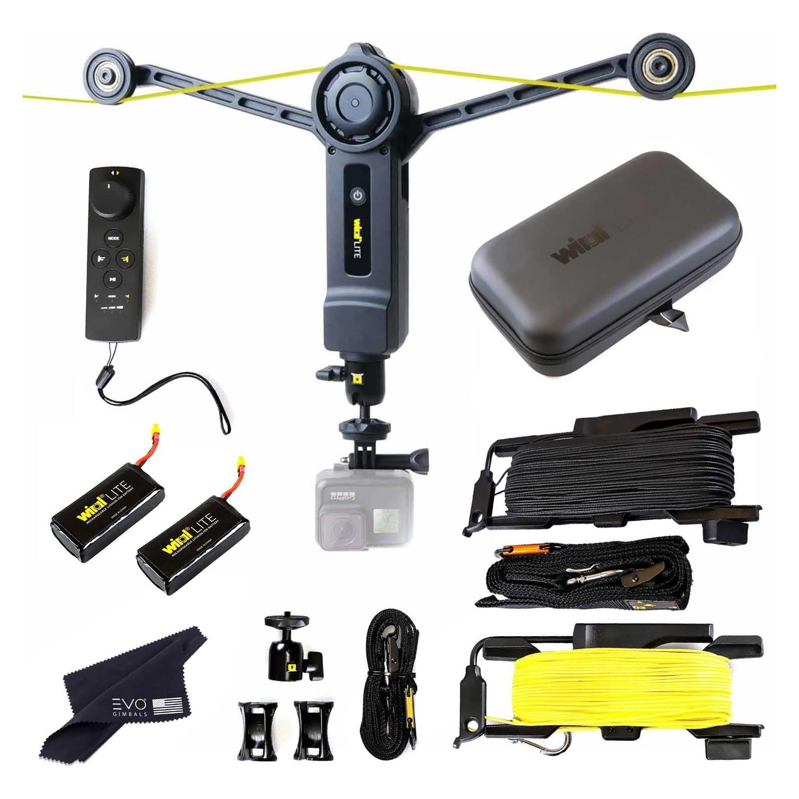 Cable Cam Wiral LITE con Control Remoto y Estuche - 50m