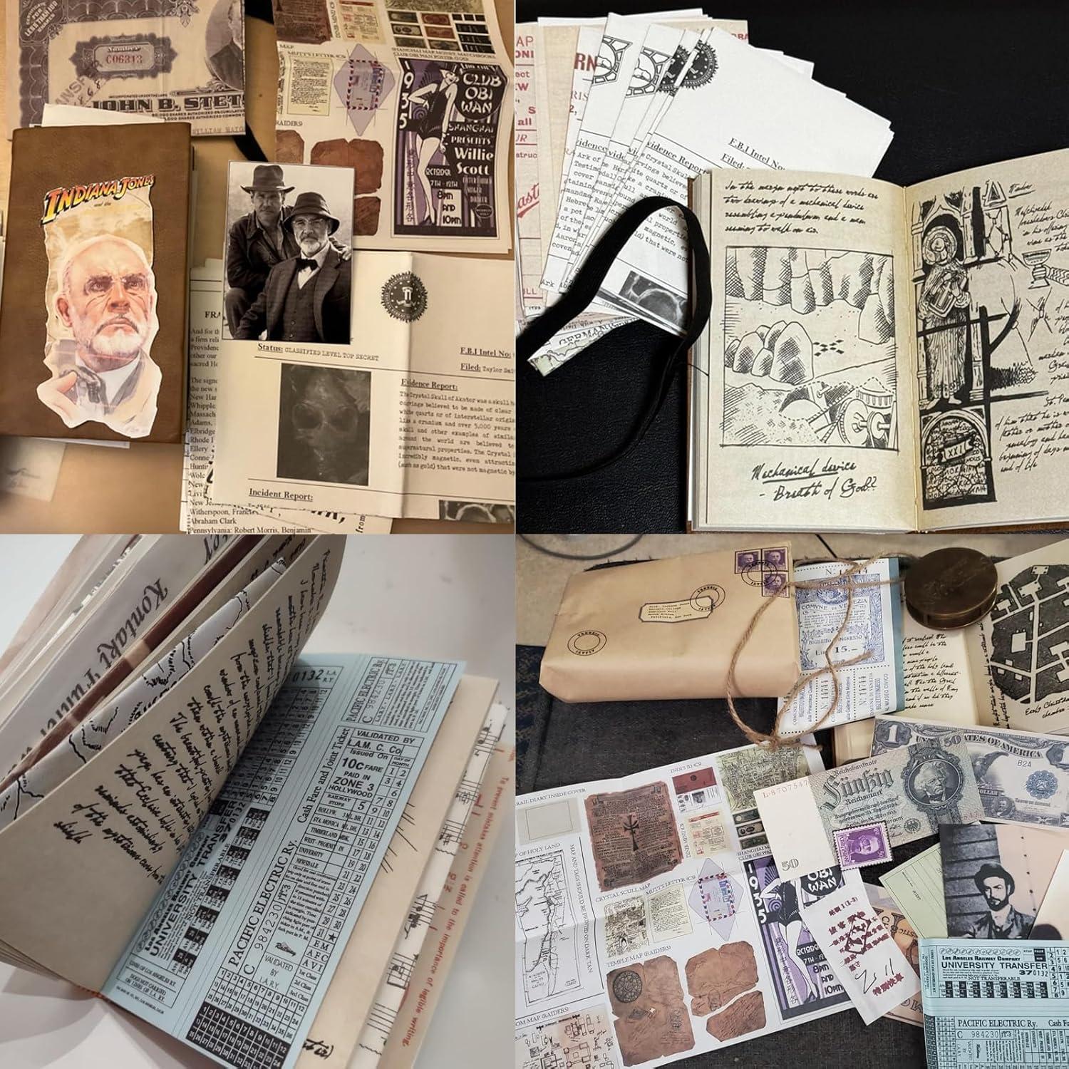 Diario del Grial Indiana Jones Litdevil con 36 Accesorios