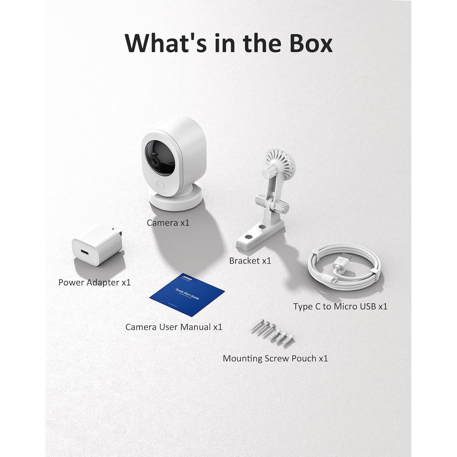 Cámara de Seguridad Interior ANNKE 6MP WiFi 24/7 con Audio