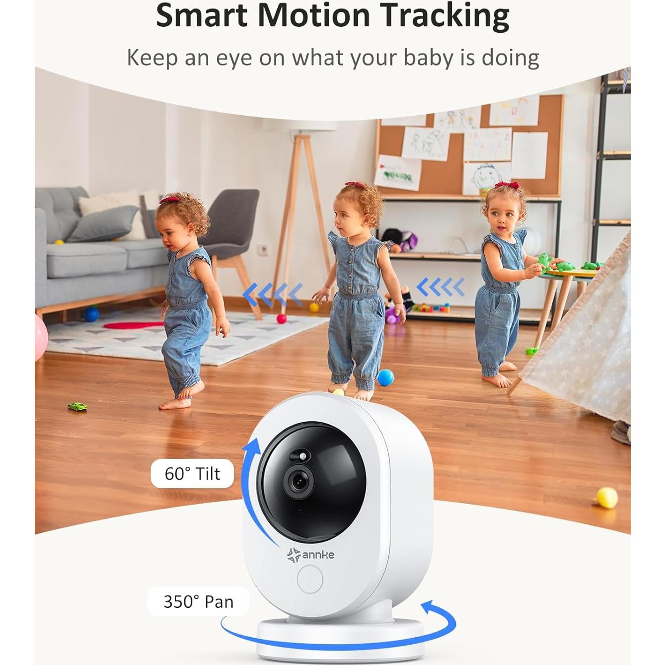 Cámara de Seguridad Interior ANNKE 6MP WiFi 24/7 con Audio