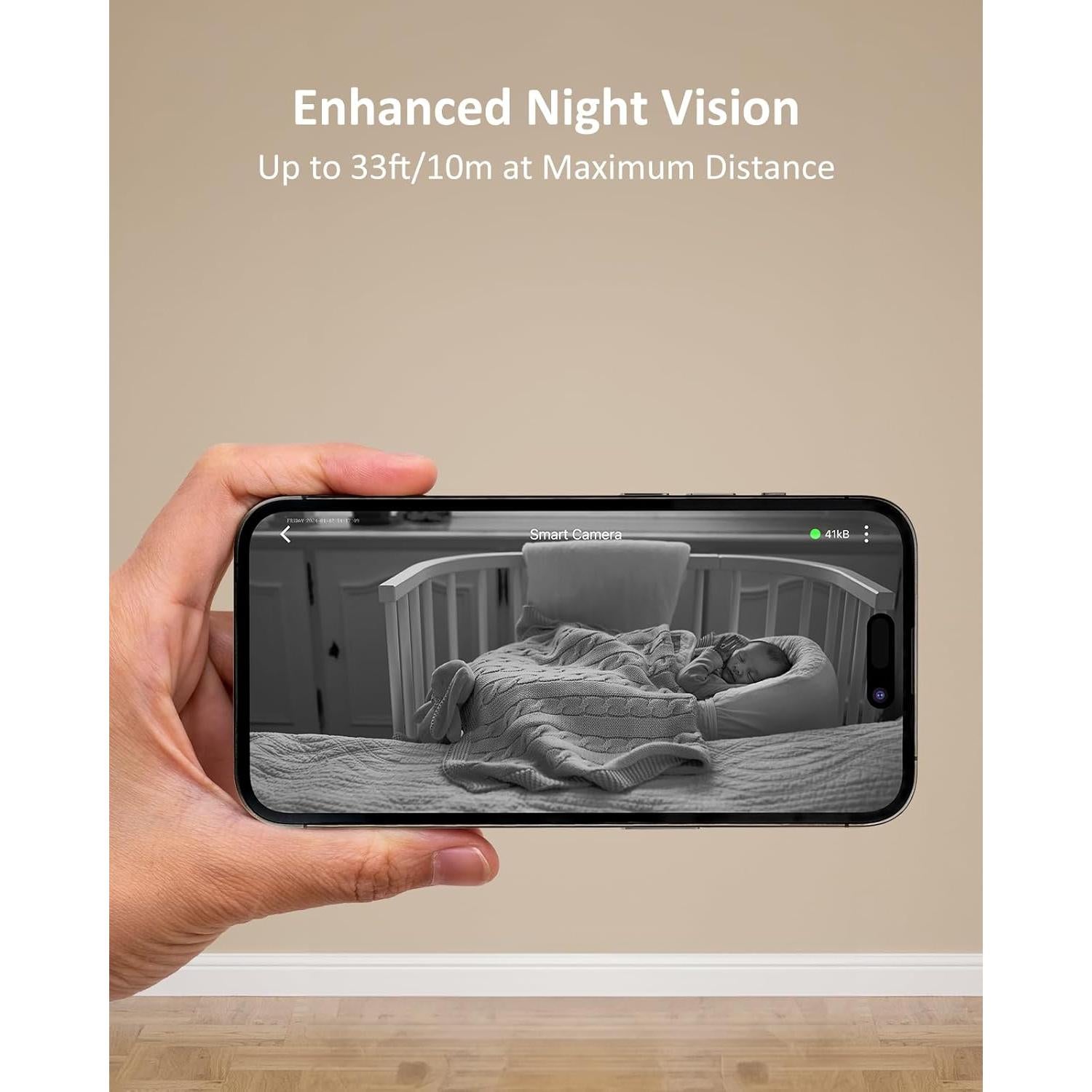 Cámara de Seguridad Interior ANNKE 6MP WiFi 24/7 con Audio