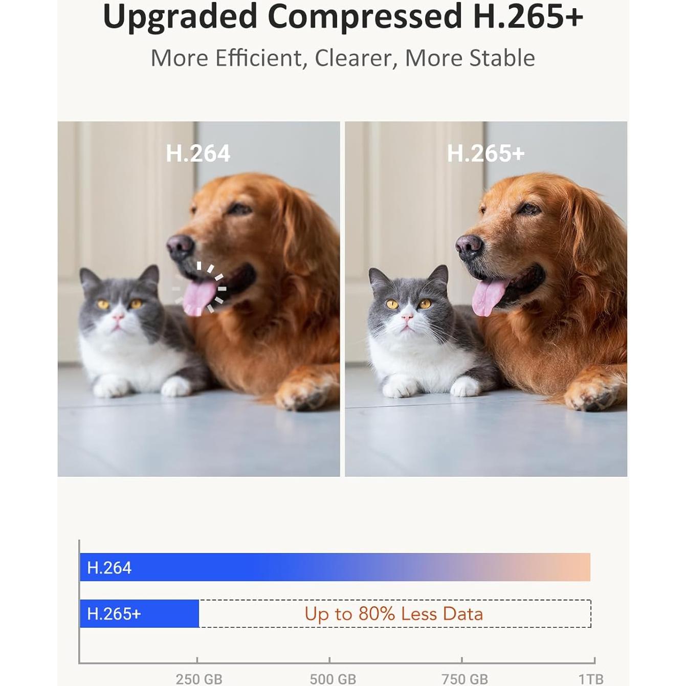 Cámara de Seguridad Interior ANNKE 6MP WiFi 24/7 con Audio