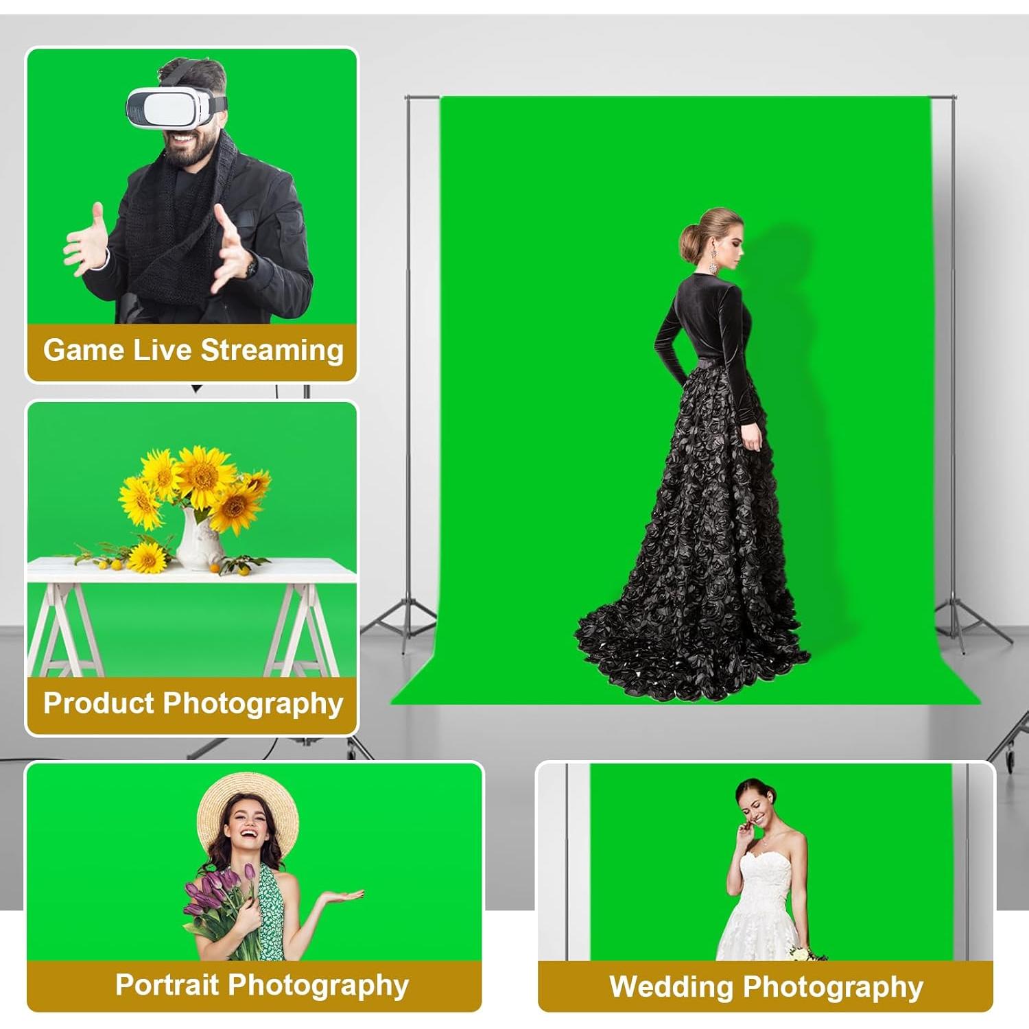 Fondo Verde UTEBIT 1.01x1.52m Chroma Key para Fotografía