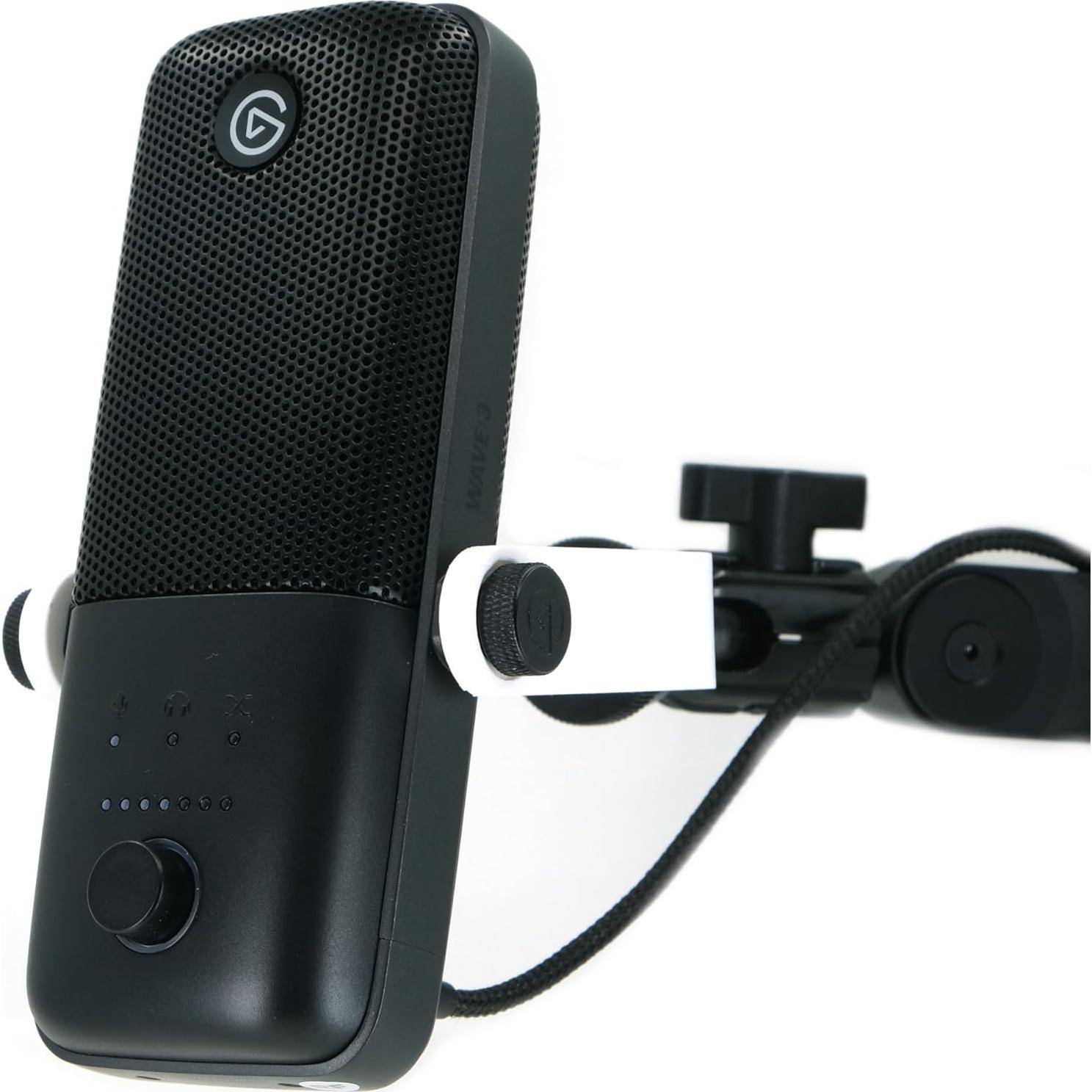 Soporte de Micrófono Desk Cookies para Elgato Wave 3 - Blanco