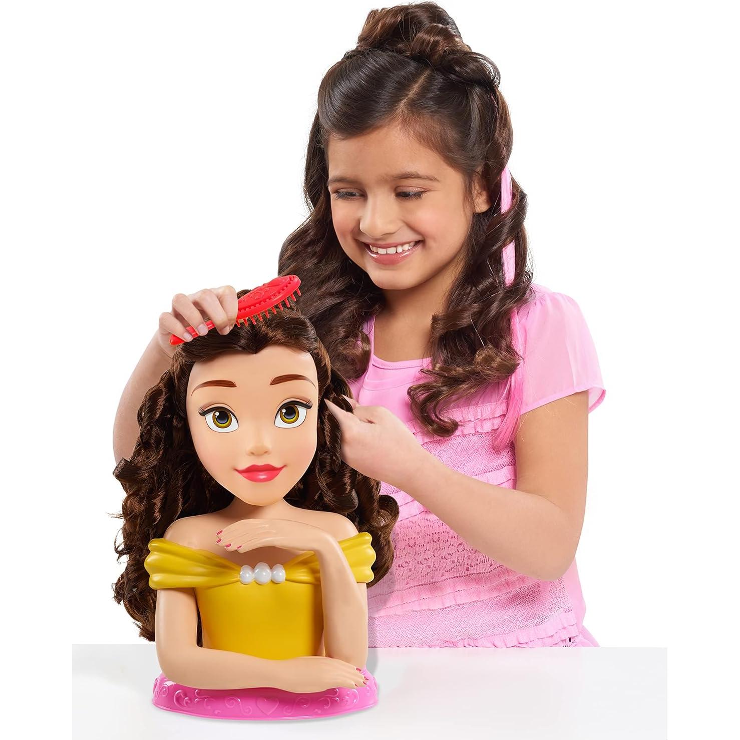 Cabeza de Estilo Deluxe Belle Disney Princess con 12 Accesorios