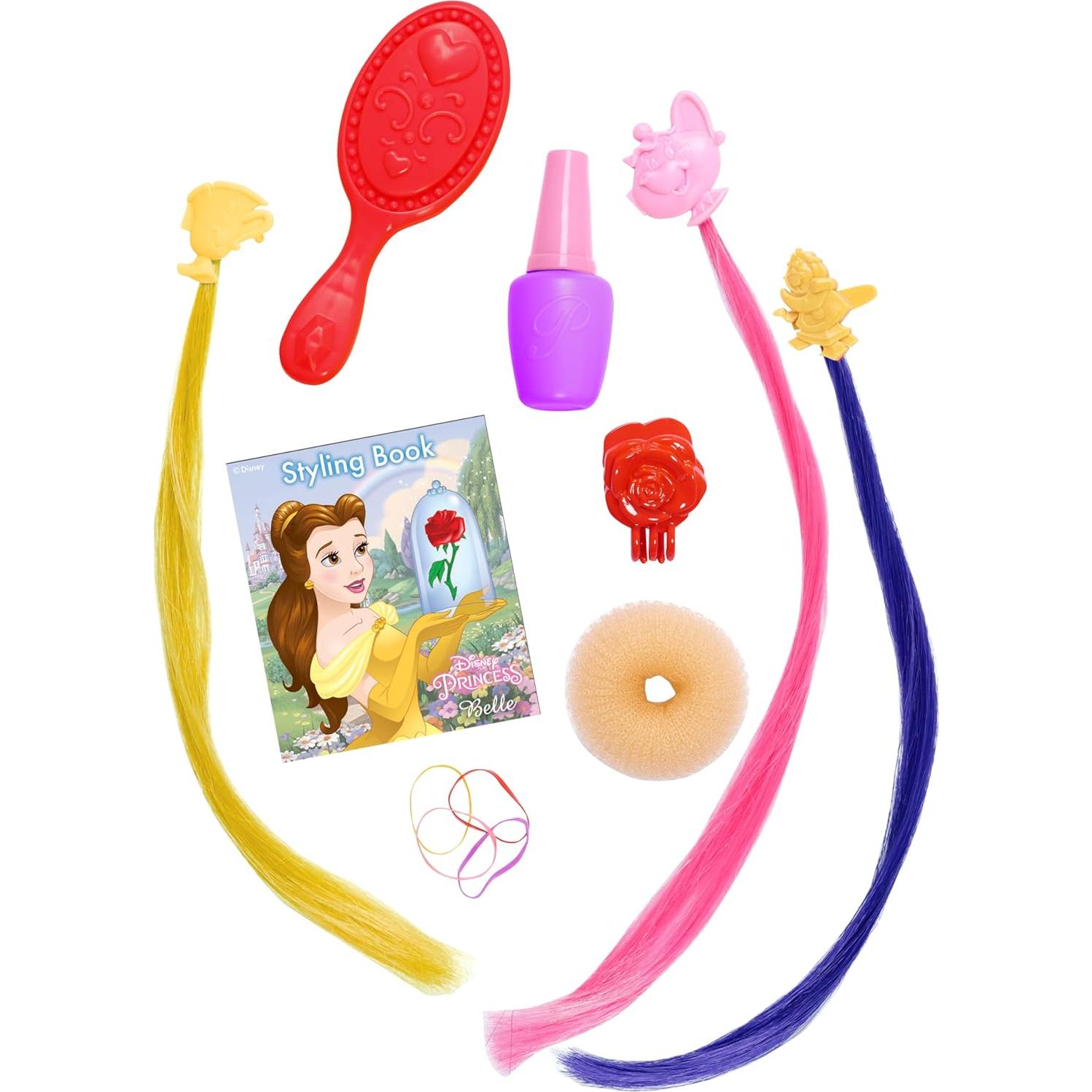 Cabeza de Estilo Deluxe Belle Disney Princess con 12 Accesorios