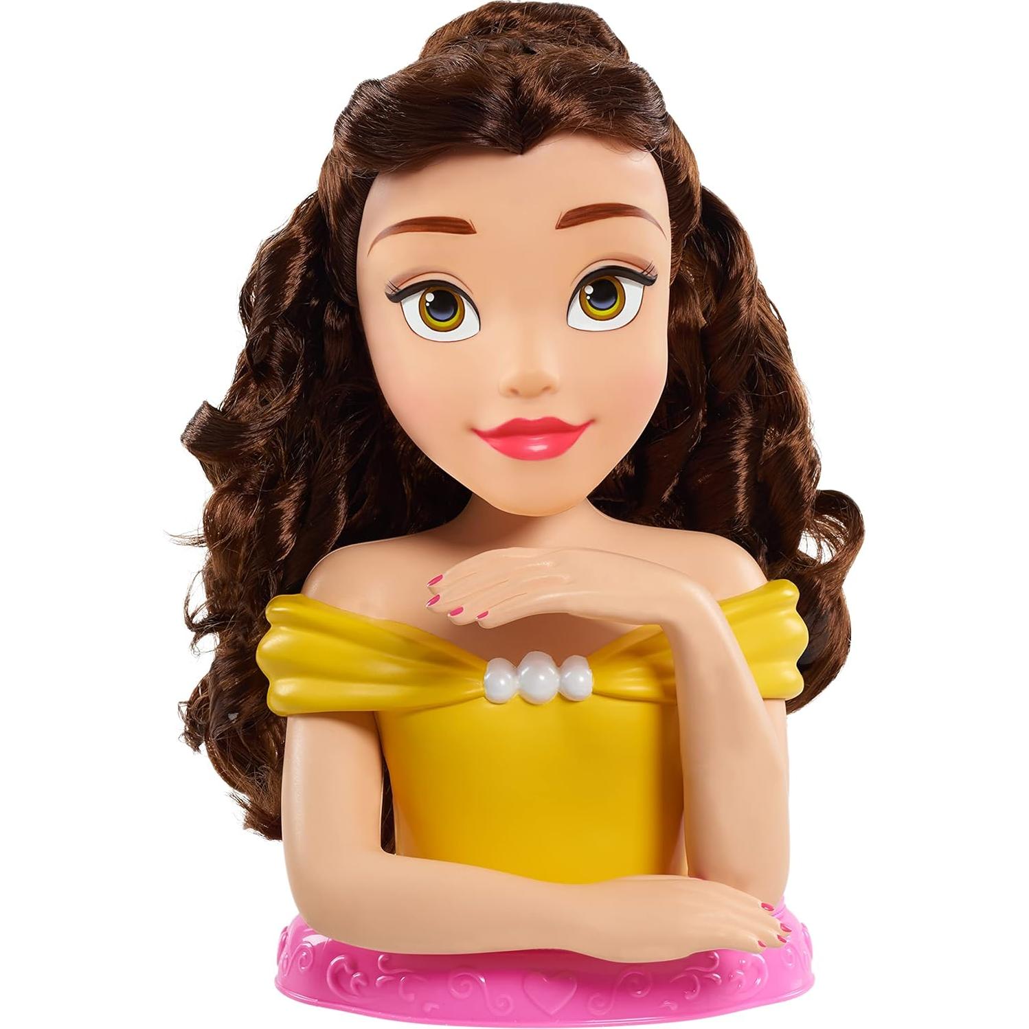 Cabeza de Estilo Deluxe Belle Disney Princess con 12 Accesorios